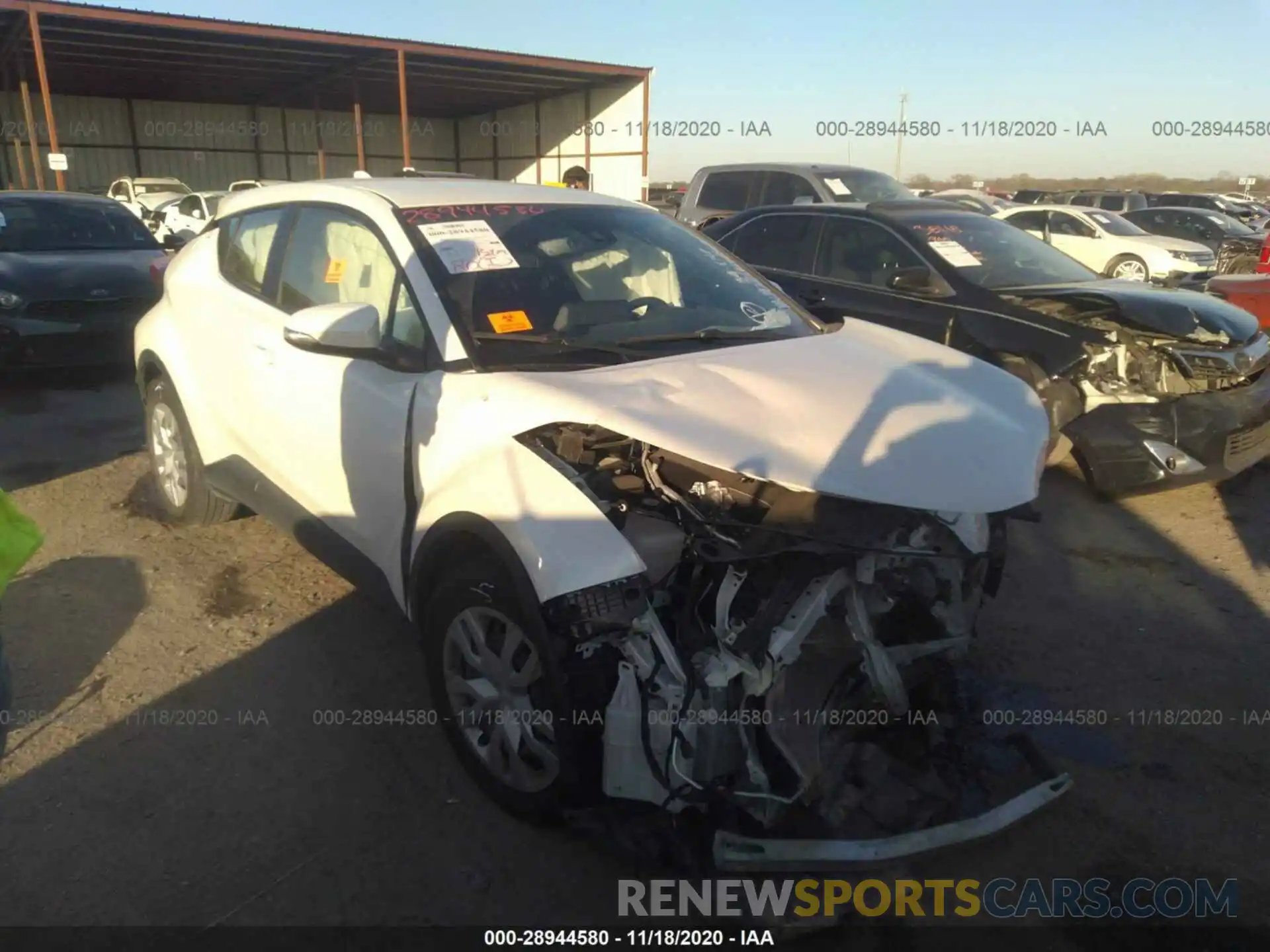 1 Photograph of a damaged car JTNKHMBX6K1056360 TOYOTA C-HR 2019