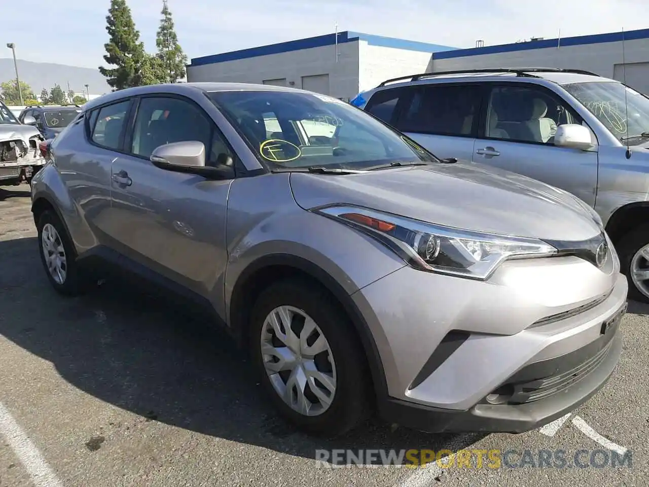 1 Photograph of a damaged car JTNKHMBX6K1057265 TOYOTA C-HR 2019