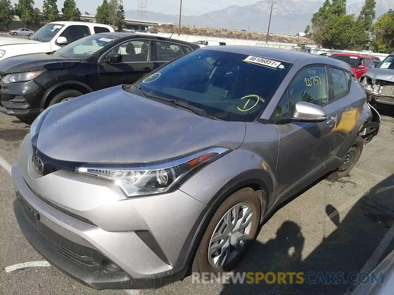 2 Photograph of a damaged car JTNKHMBX6K1057265 TOYOTA C-HR 2019