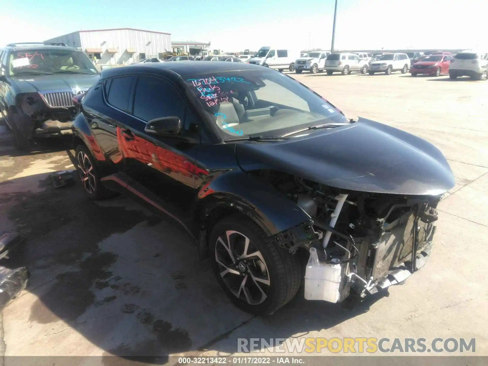 1 Photograph of a damaged car JTNKHMBX6K1057279 TOYOTA C-HR 2019