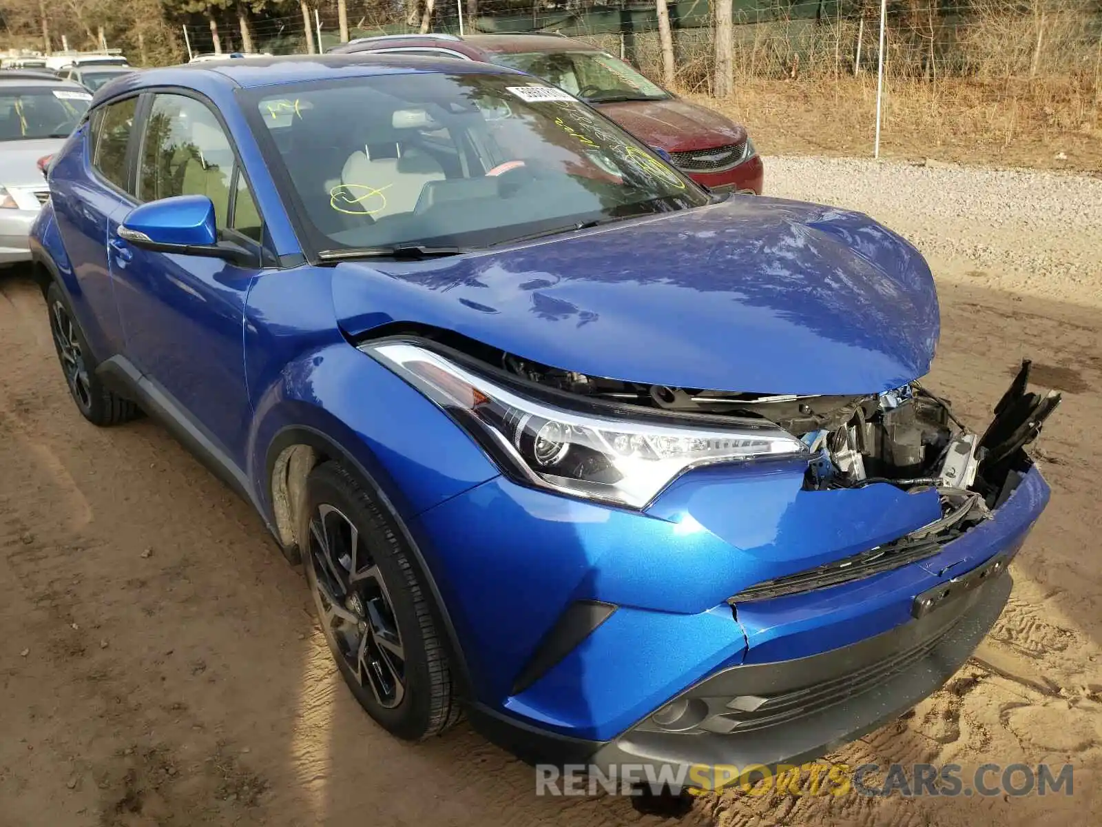 1 Photograph of a damaged car JTNKHMBX6K1058321 TOYOTA C-HR 2019