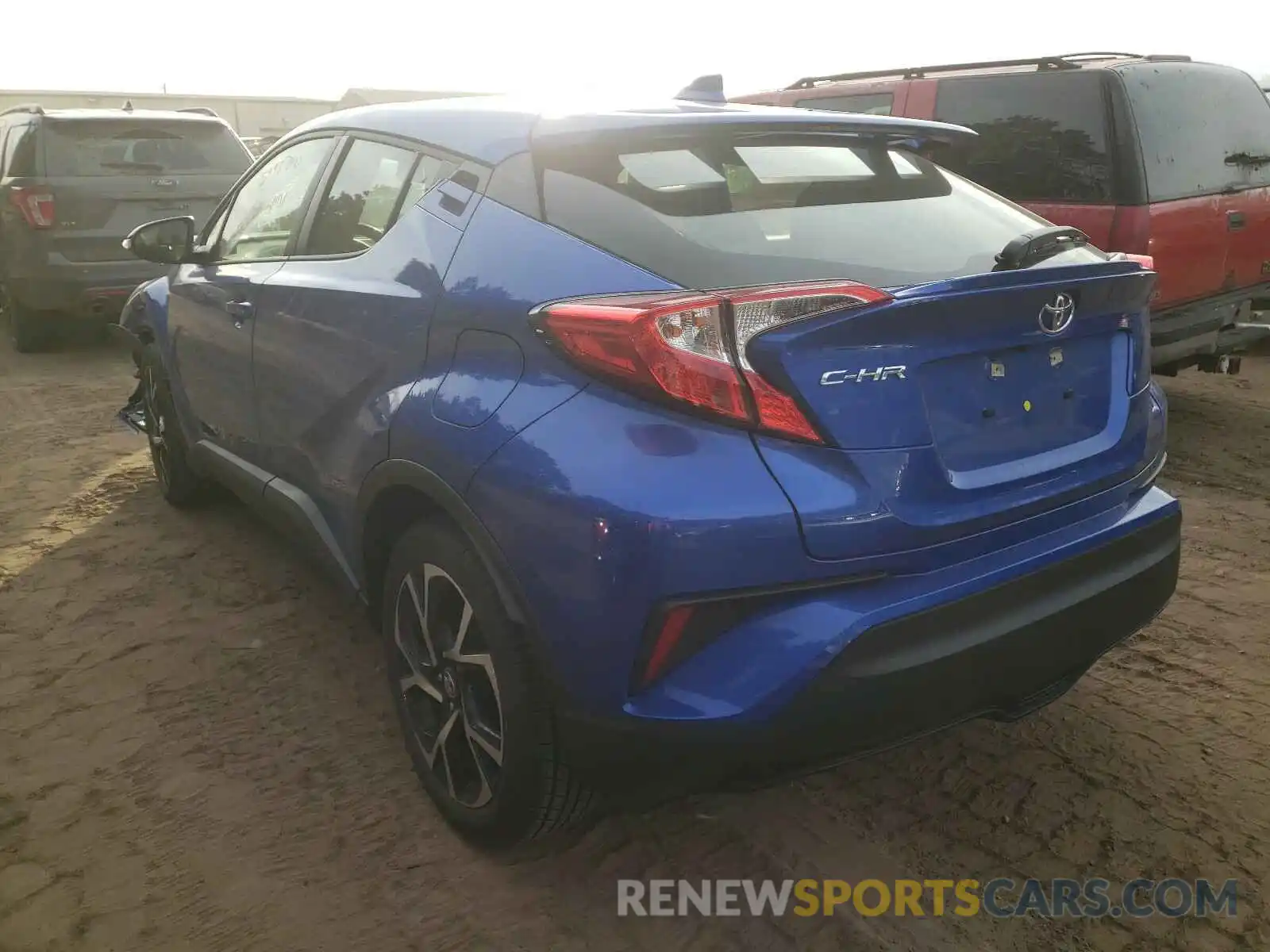 3 Photograph of a damaged car JTNKHMBX6K1058321 TOYOTA C-HR 2019