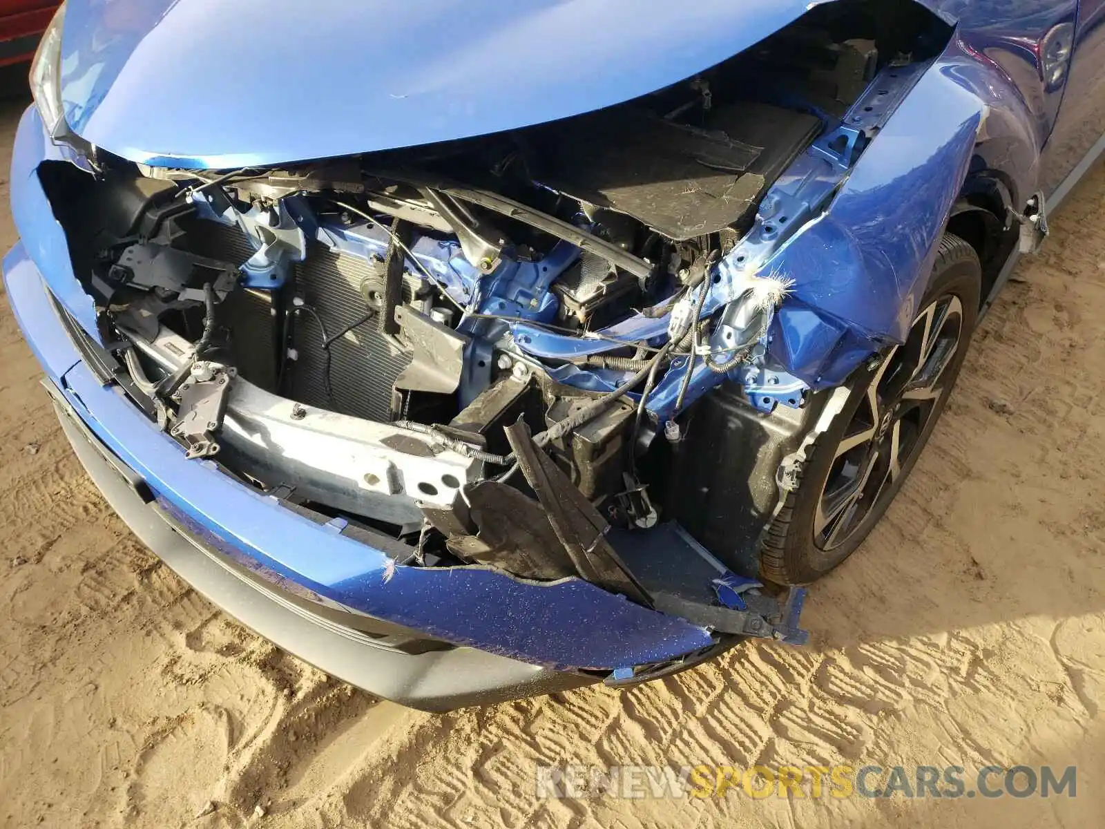 9 Photograph of a damaged car JTNKHMBX6K1058321 TOYOTA C-HR 2019