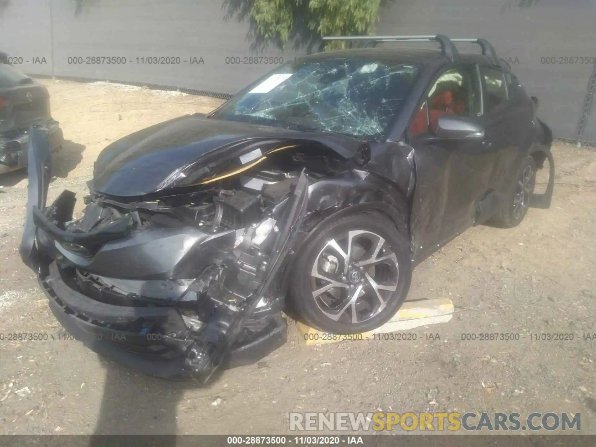 2 Photograph of a damaged car JTNKHMBX6K1060280 TOYOTA C-HR 2019