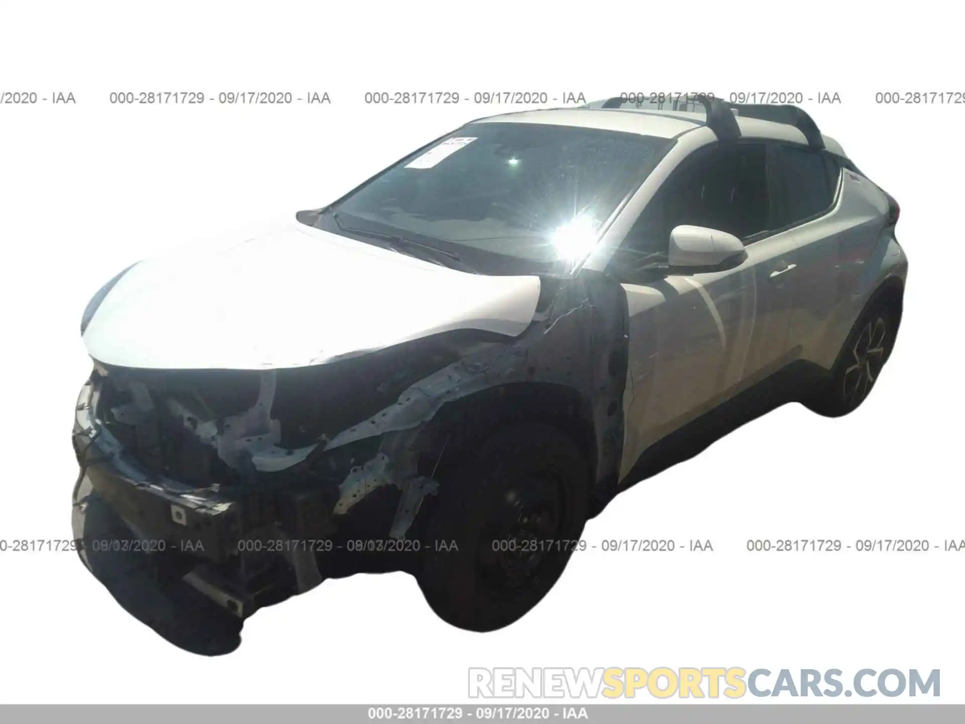 2 Photograph of a damaged car JTNKHMBX6K1060344 TOYOTA C-HR 2019