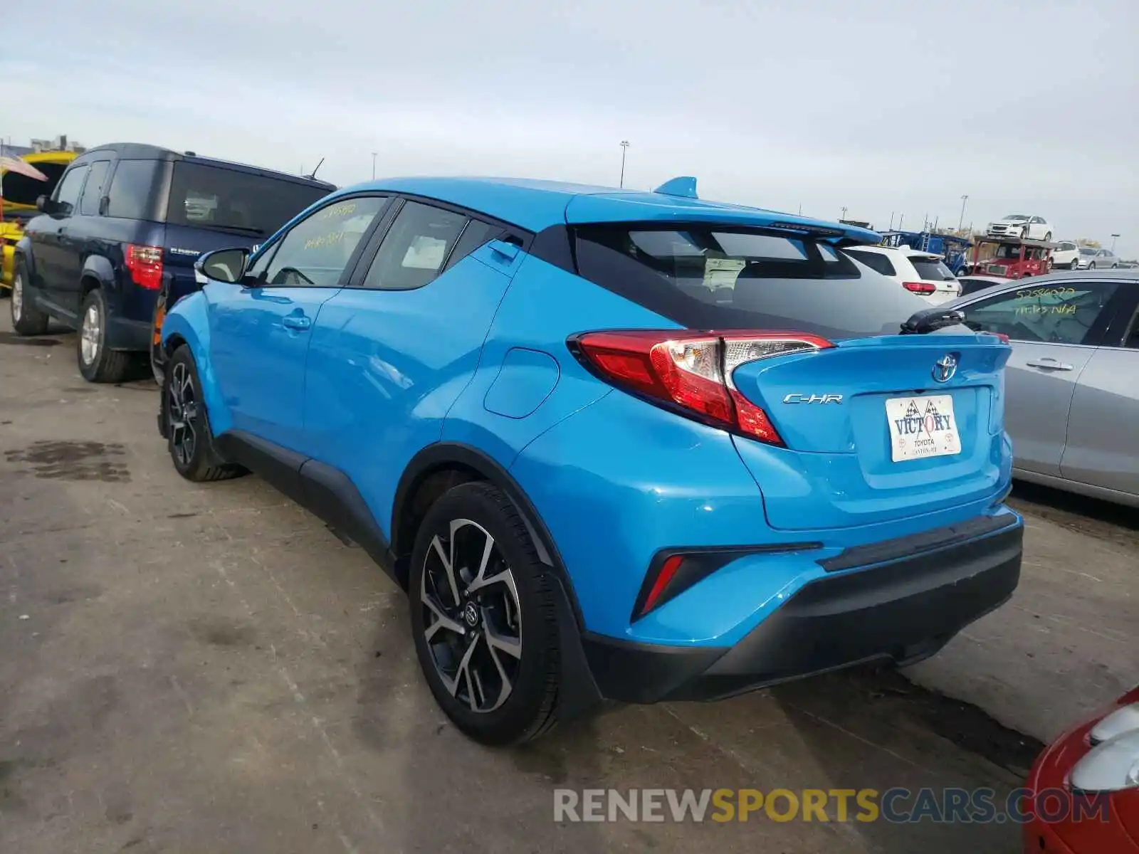 3 Photograph of a damaged car JTNKHMBX6K1060702 TOYOTA C-HR 2019