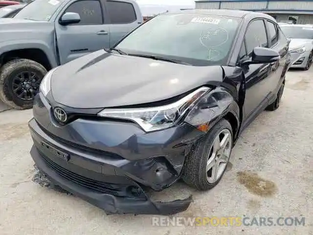 2 Photograph of a damaged car JTNKHMBX6K1060781 TOYOTA C-HR 2019