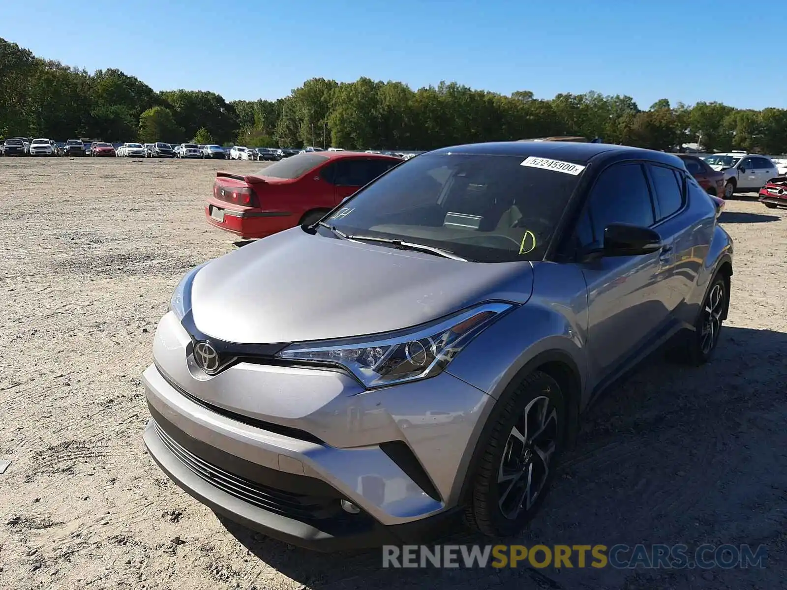 2 Photograph of a damaged car JTNKHMBX7K1012643 TOYOTA C-HR 2019