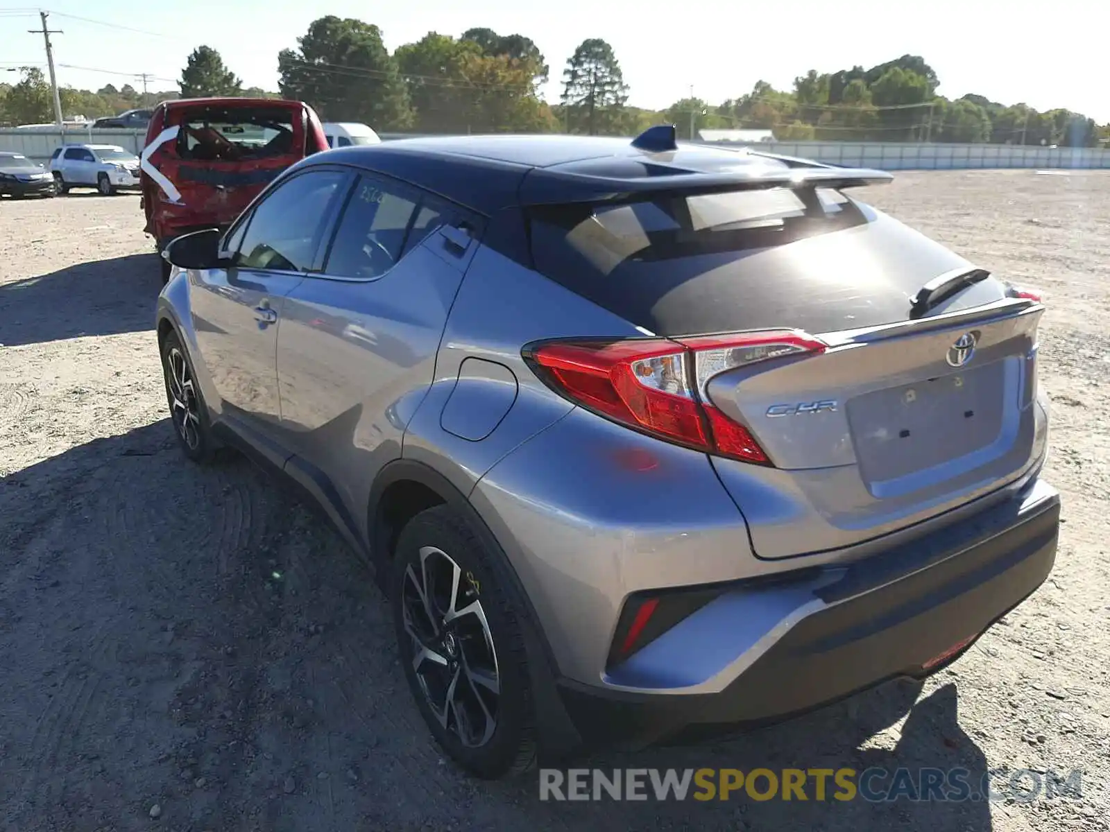 3 Photograph of a damaged car JTNKHMBX7K1012643 TOYOTA C-HR 2019