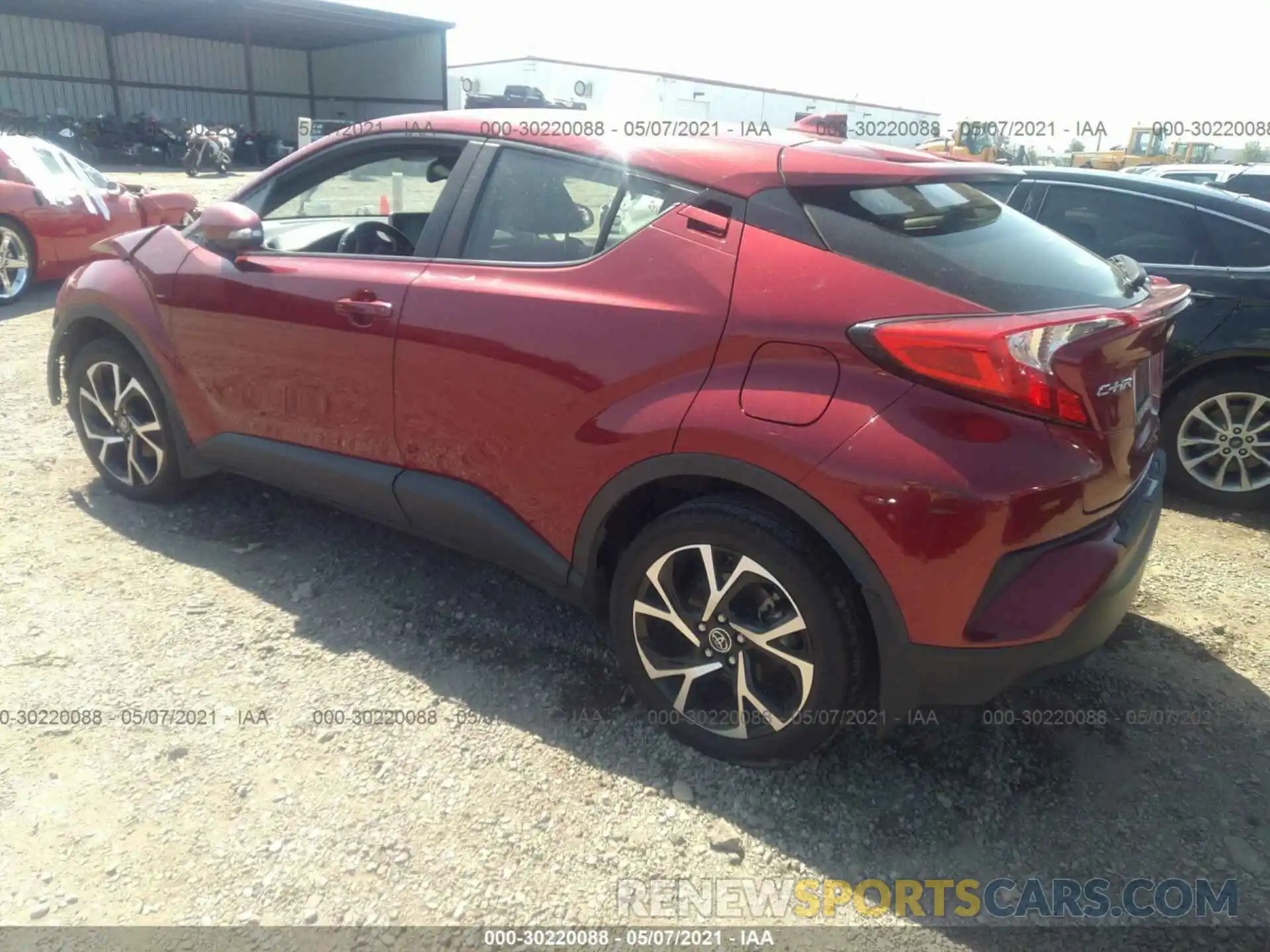 3 Photograph of a damaged car JTNKHMBX7K1012772 TOYOTA C-HR 2019