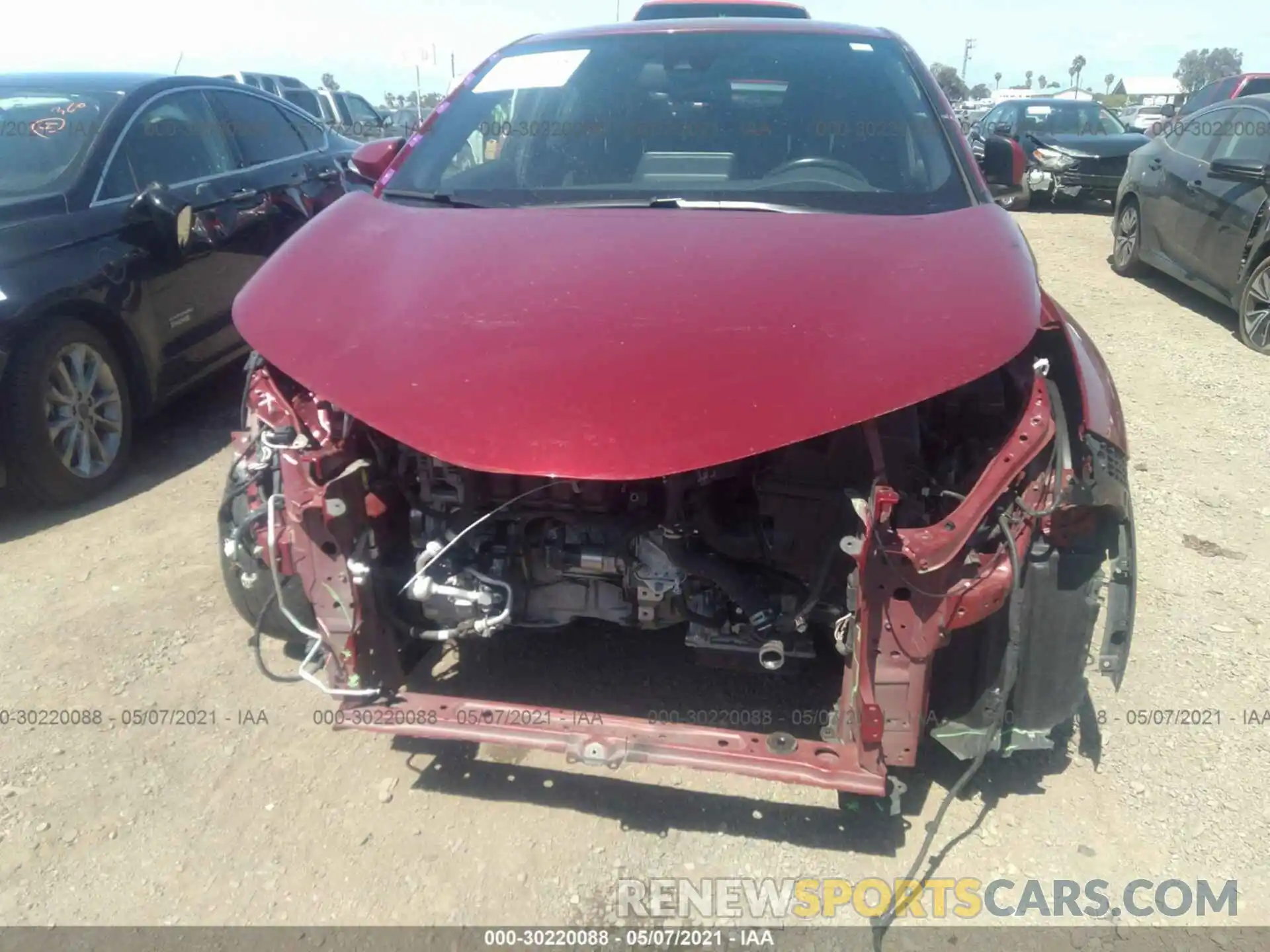 6 Photograph of a damaged car JTNKHMBX7K1012772 TOYOTA C-HR 2019