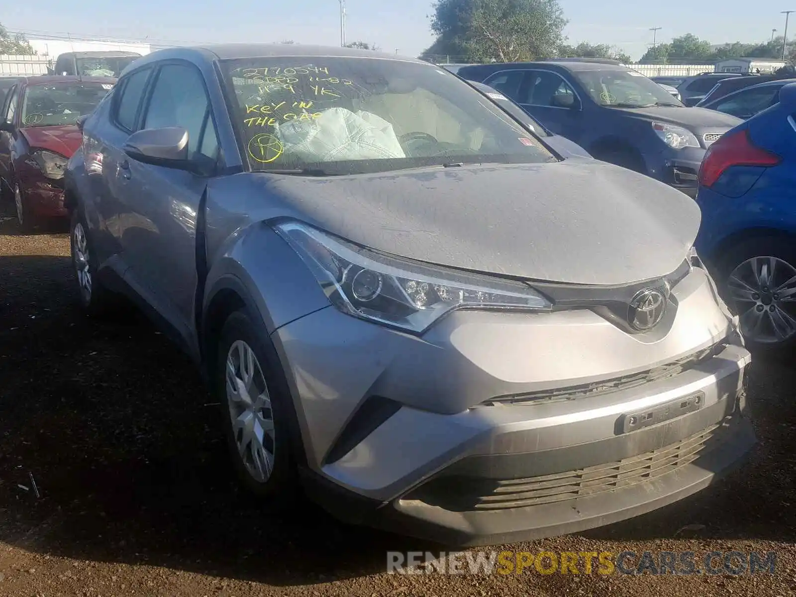 1 Photograph of a damaged car JTNKHMBX7K1013887 TOYOTA C-HR 2019