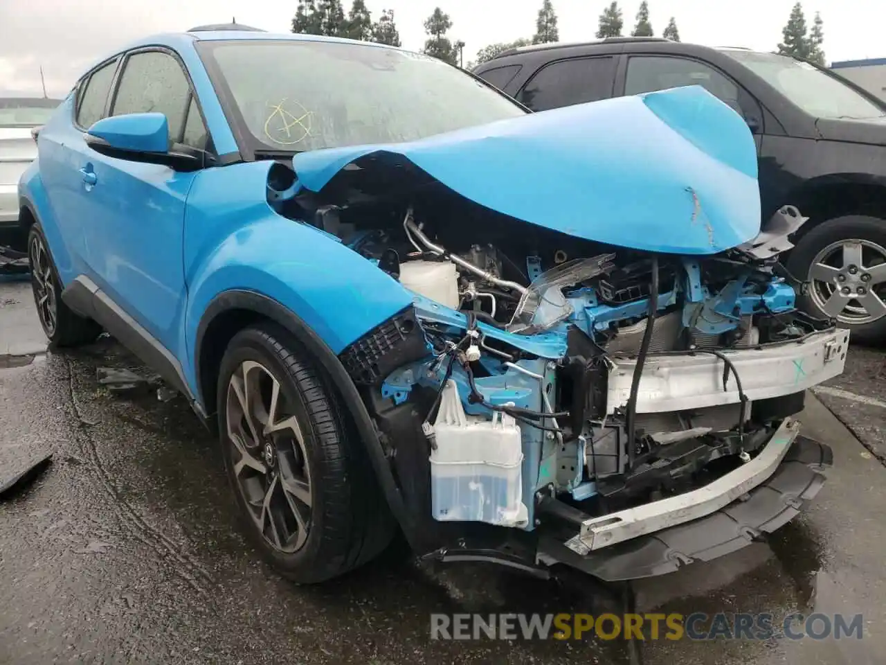 1 Photograph of a damaged car JTNKHMBX7K1014005 TOYOTA C-HR 2019