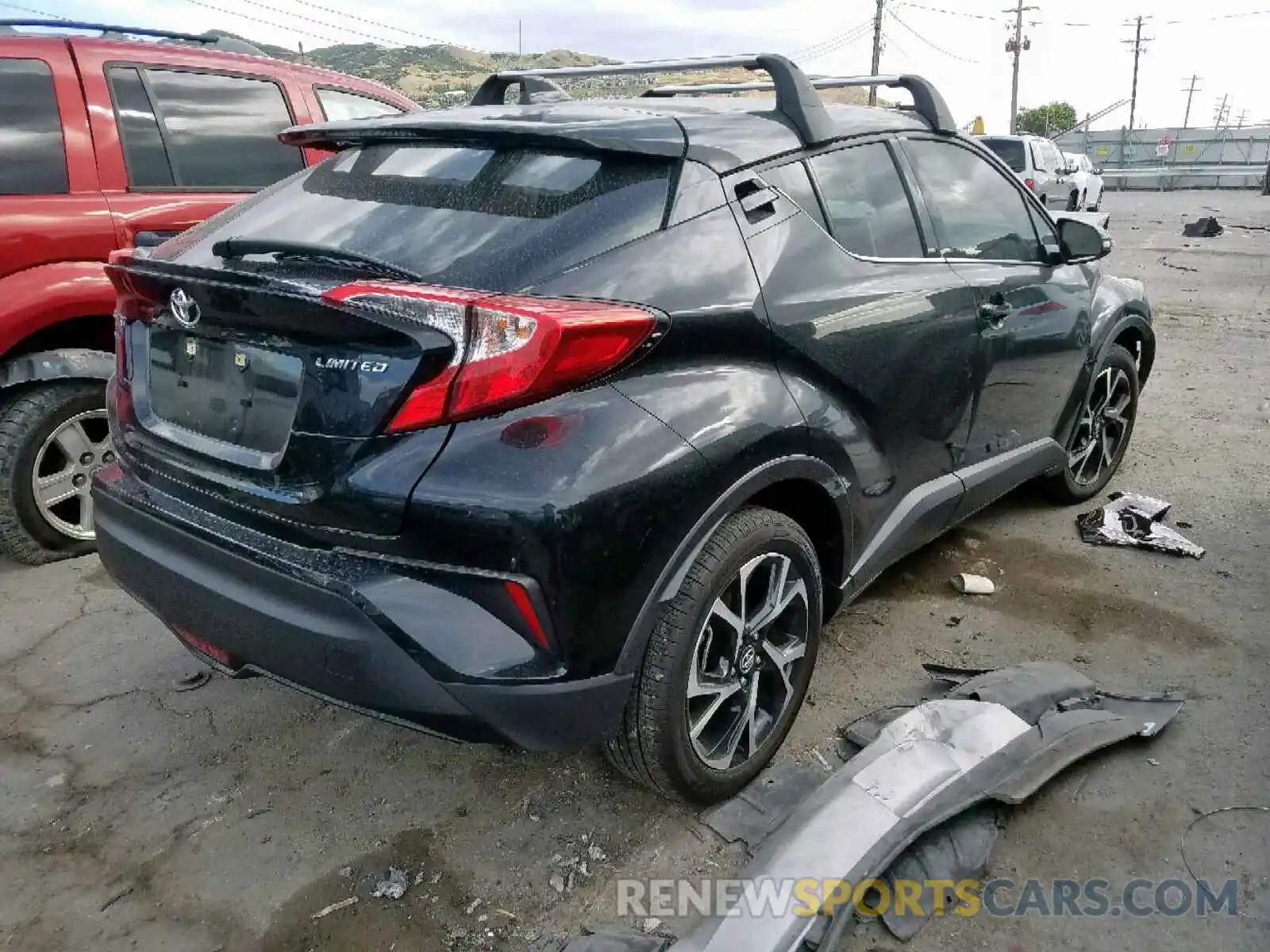 4 Photograph of a damaged car JTNKHMBX7K1014375 TOYOTA C-HR 2019