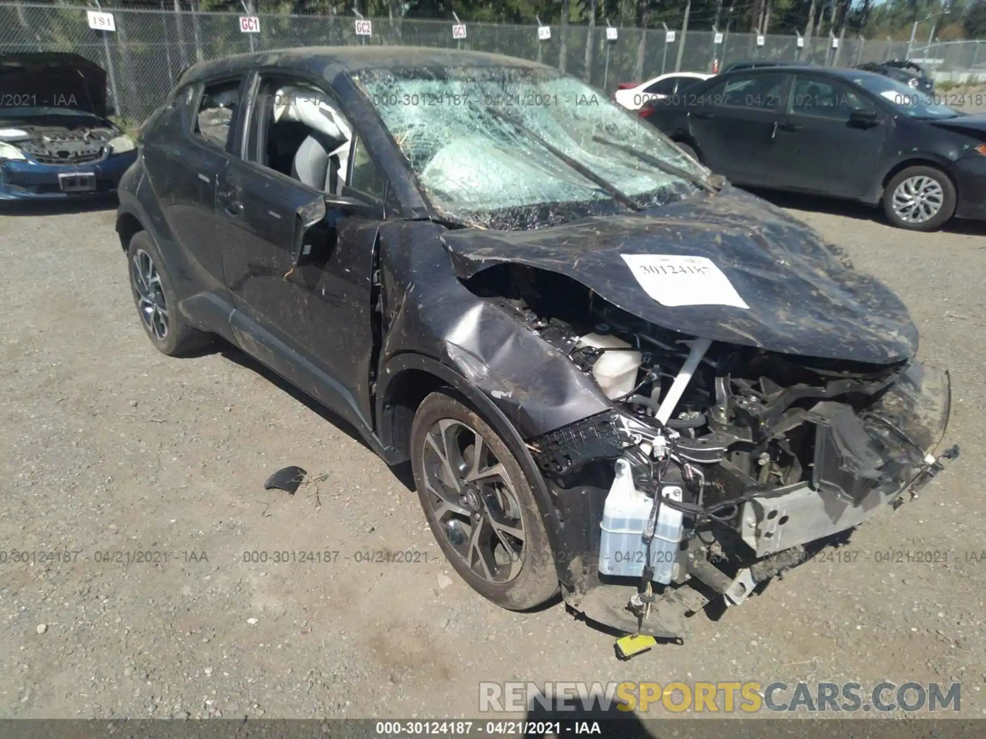 1 Photograph of a damaged car JTNKHMBX7K1014778 TOYOTA C-HR 2019