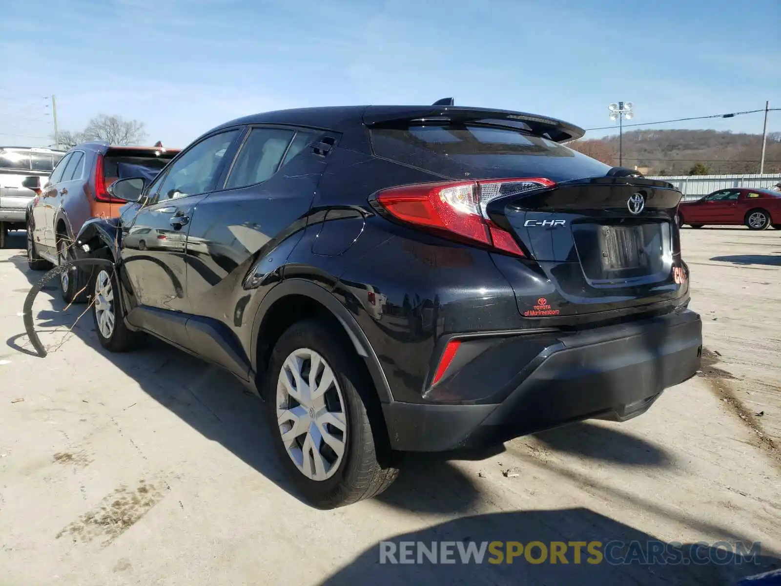 3 Photograph of a damaged car JTNKHMBX7K1014862 TOYOTA C-HR 2019