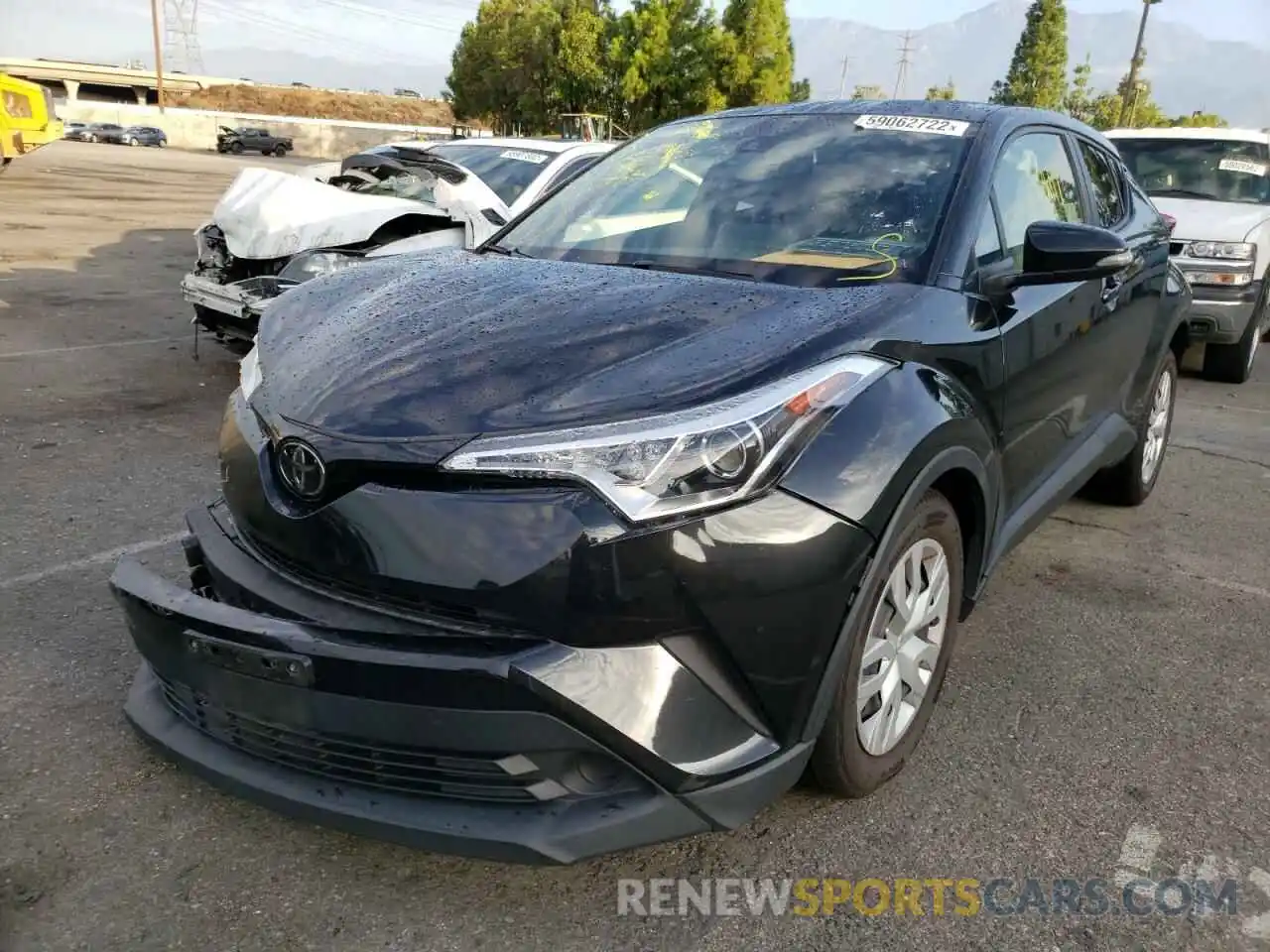 2 Photograph of a damaged car JTNKHMBX7K1014960 TOYOTA C-HR 2019