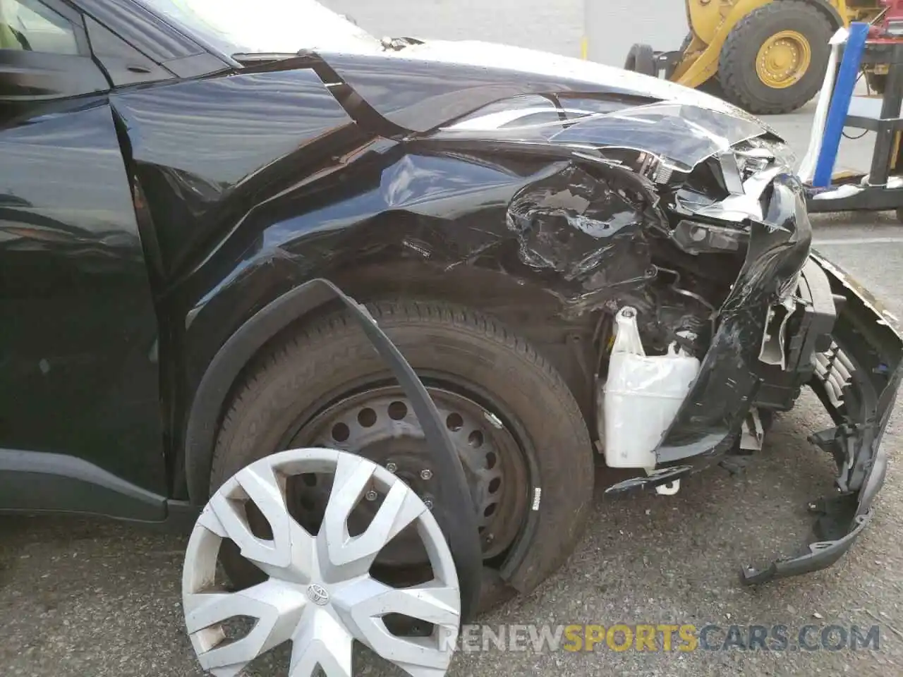 9 Photograph of a damaged car JTNKHMBX7K1014960 TOYOTA C-HR 2019