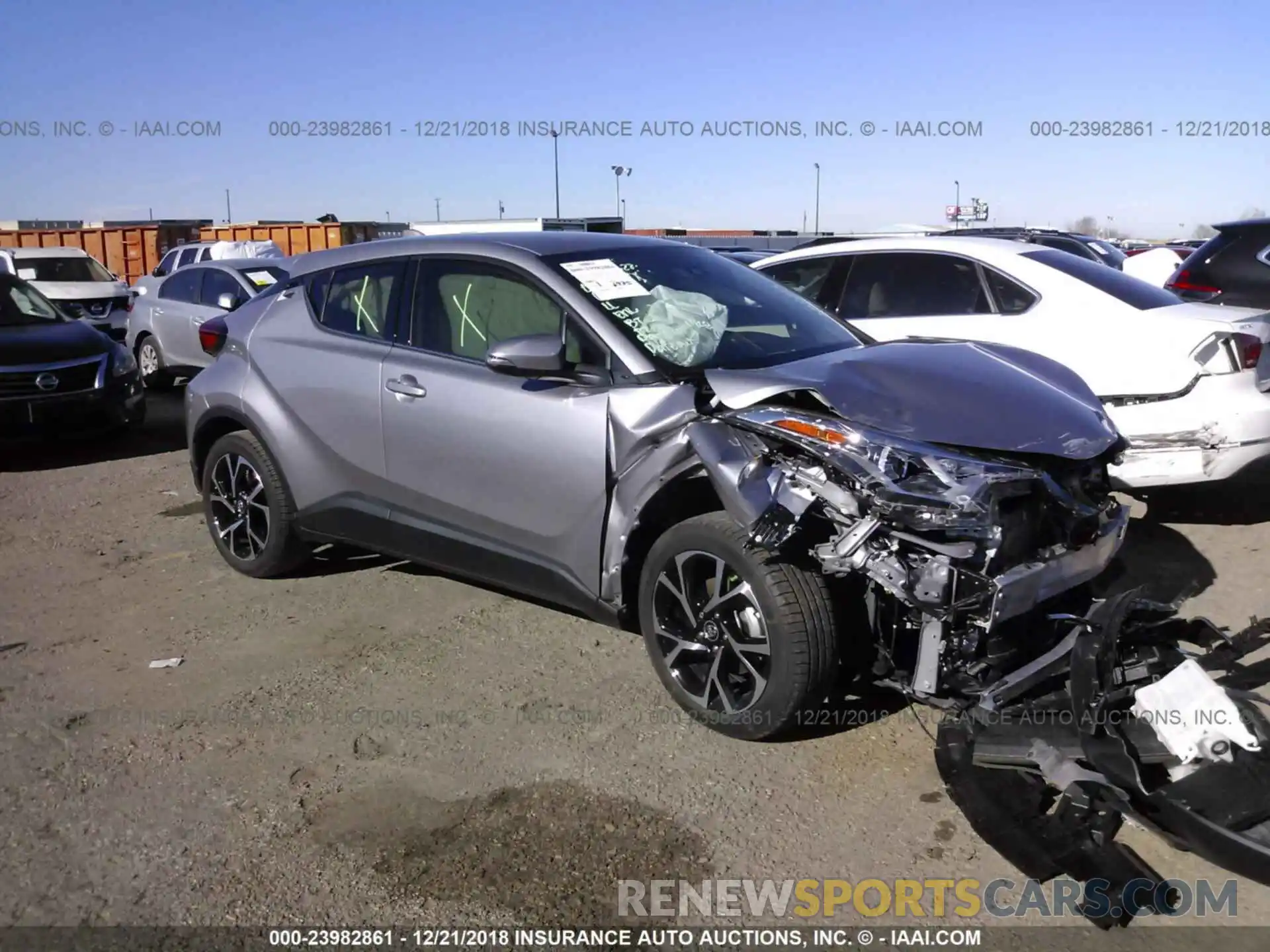 1 Photograph of a damaged car JTNKHMBX7K1015297 TOYOTA C-HR 2019