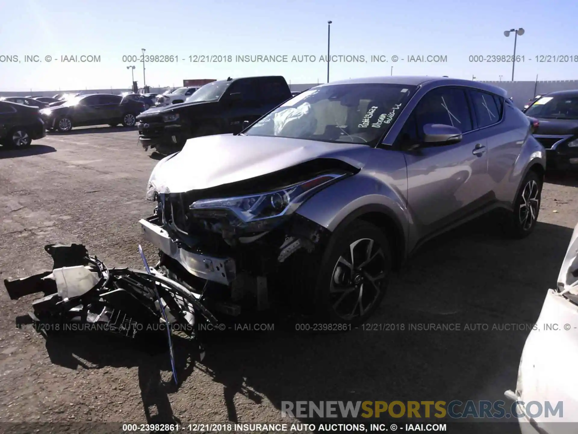 2 Photograph of a damaged car JTNKHMBX7K1015297 TOYOTA C-HR 2019