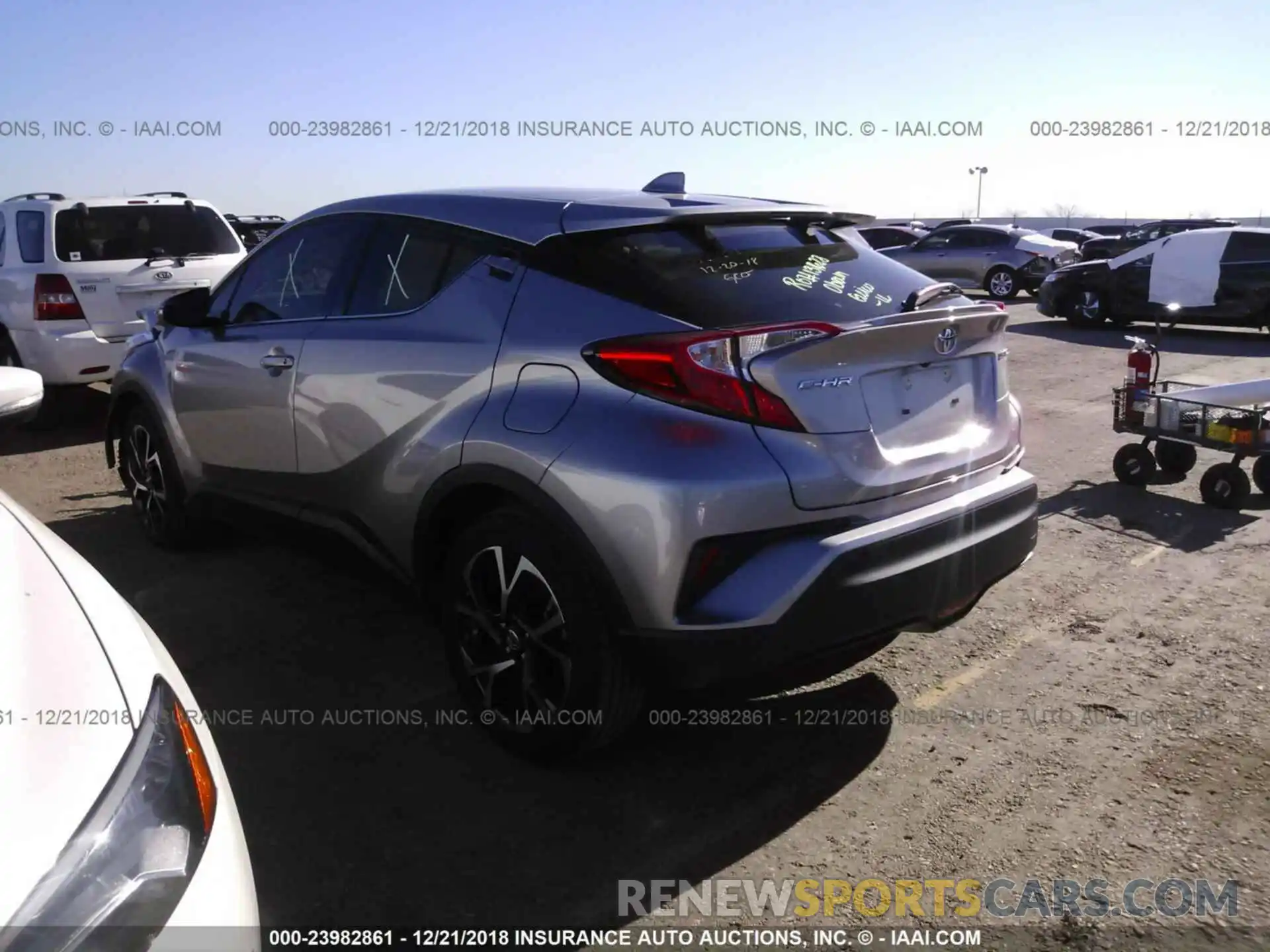 3 Photograph of a damaged car JTNKHMBX7K1015297 TOYOTA C-HR 2019