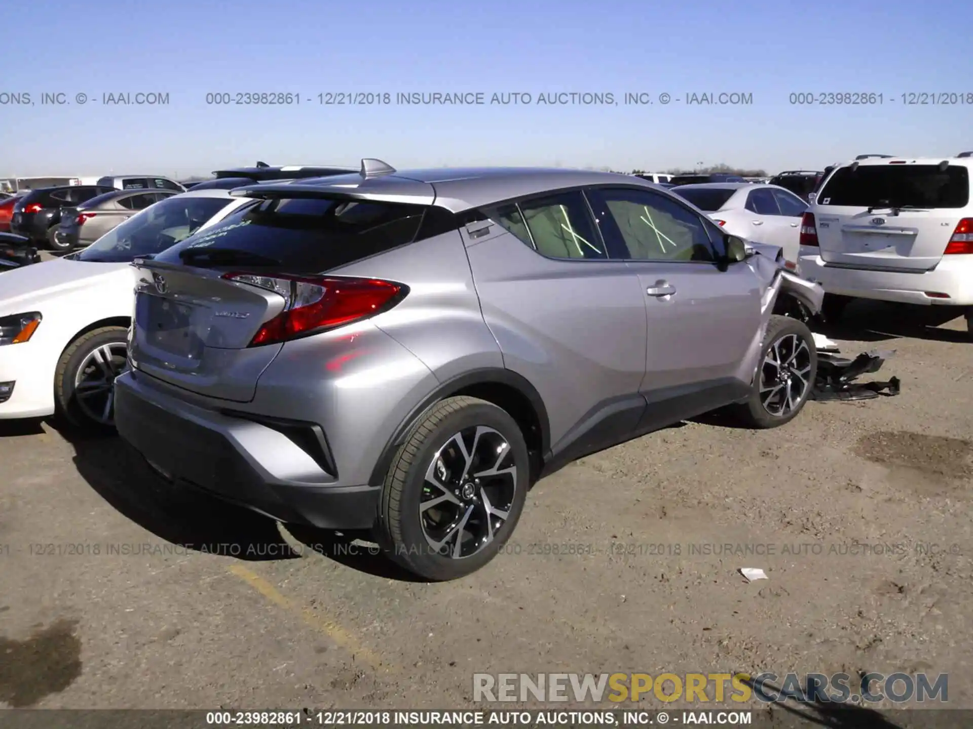 4 Photograph of a damaged car JTNKHMBX7K1015297 TOYOTA C-HR 2019