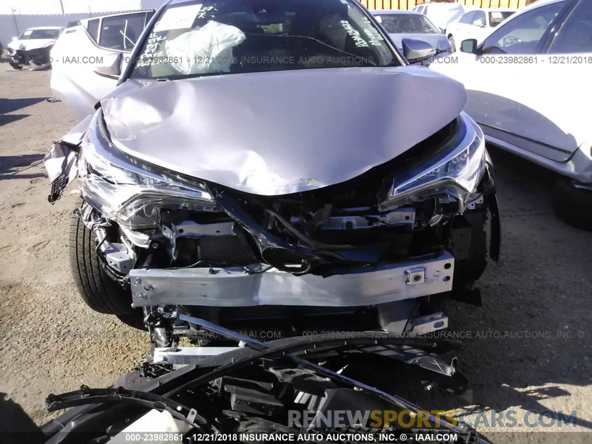 6 Photograph of a damaged car JTNKHMBX7K1015297 TOYOTA C-HR 2019