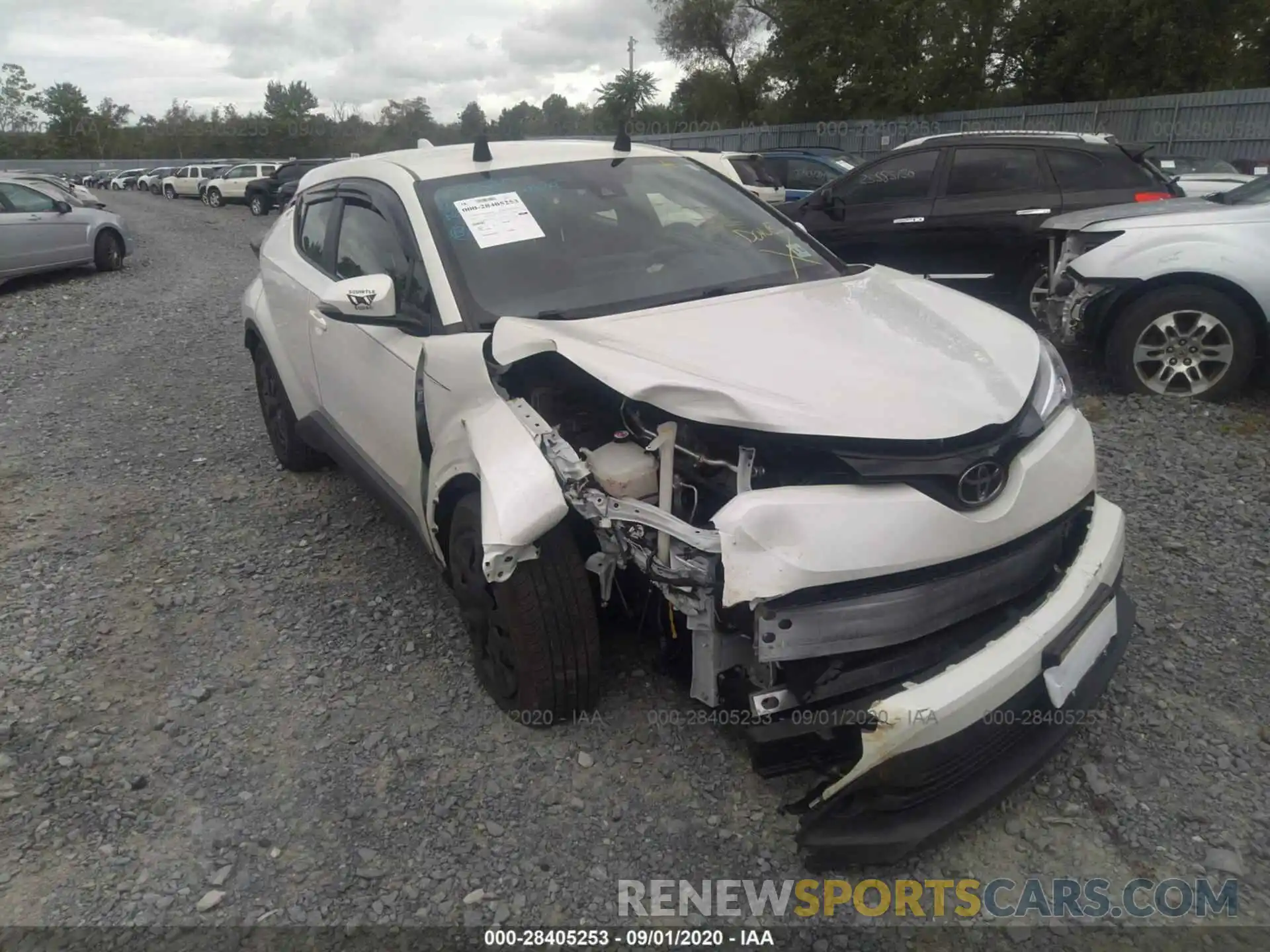 1 Photograph of a damaged car JTNKHMBX7K1015591 TOYOTA C-HR 2019