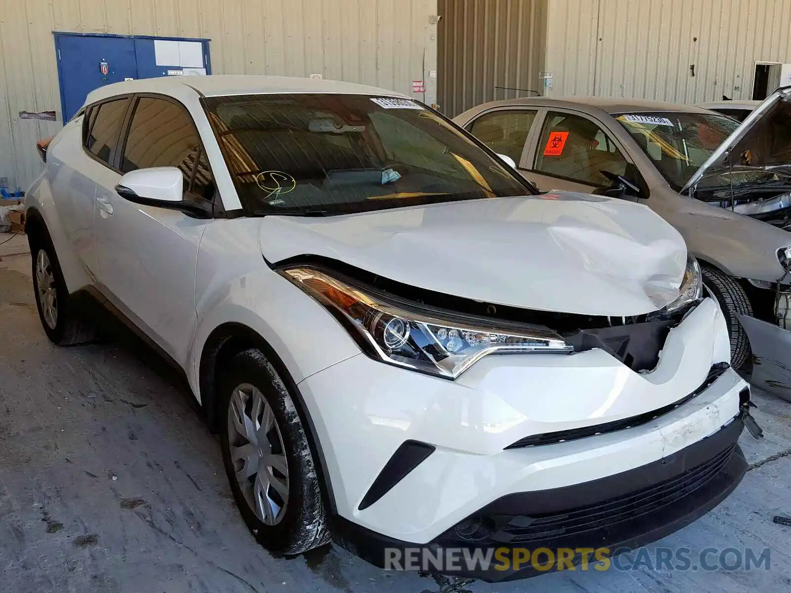 1 Photograph of a damaged car JTNKHMBX7K1016370 TOYOTA C-HR 2019