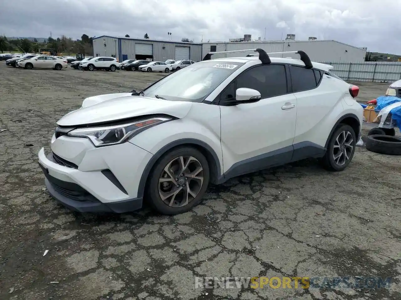 1 Photograph of a damaged car JTNKHMBX7K1017695 TOYOTA C-HR 2019