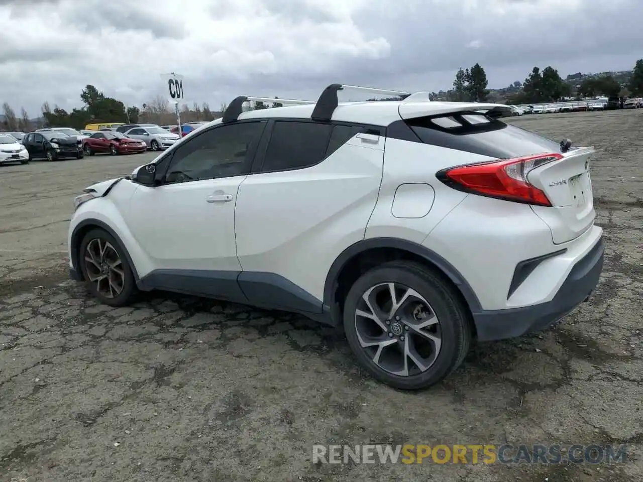 2 Photograph of a damaged car JTNKHMBX7K1017695 TOYOTA C-HR 2019