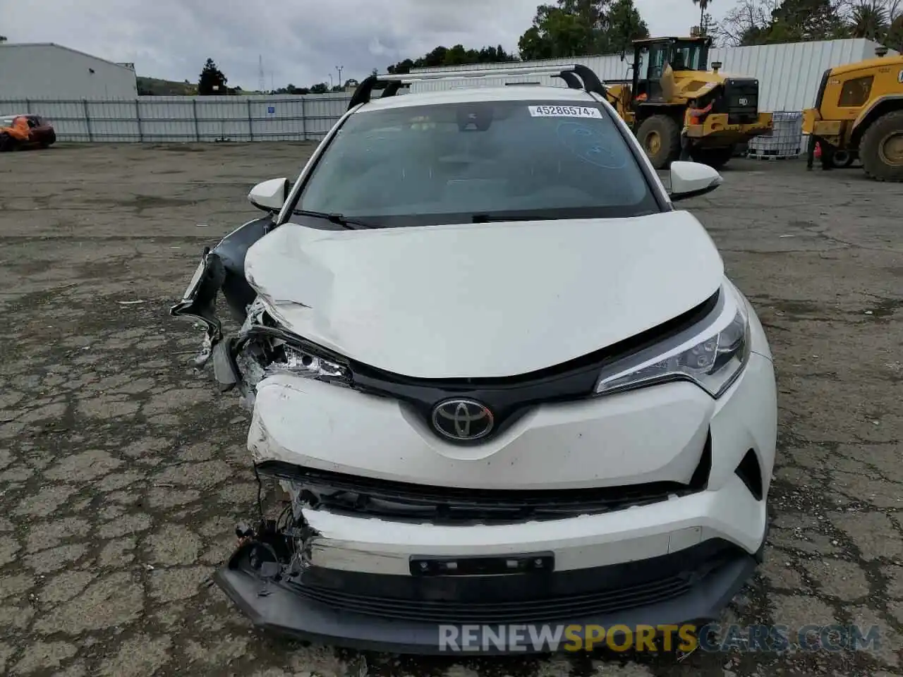 5 Photograph of a damaged car JTNKHMBX7K1017695 TOYOTA C-HR 2019