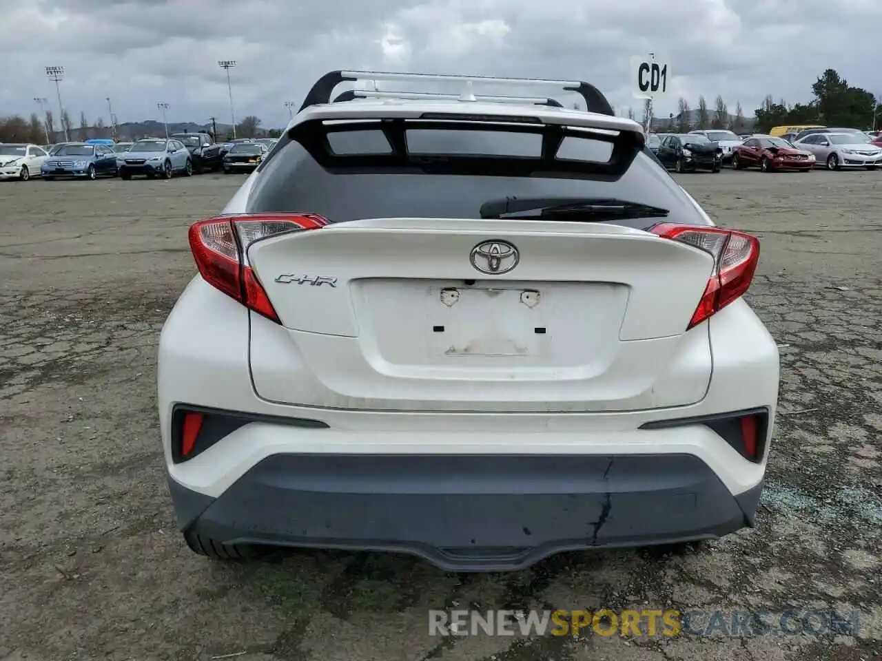 6 Photograph of a damaged car JTNKHMBX7K1017695 TOYOTA C-HR 2019