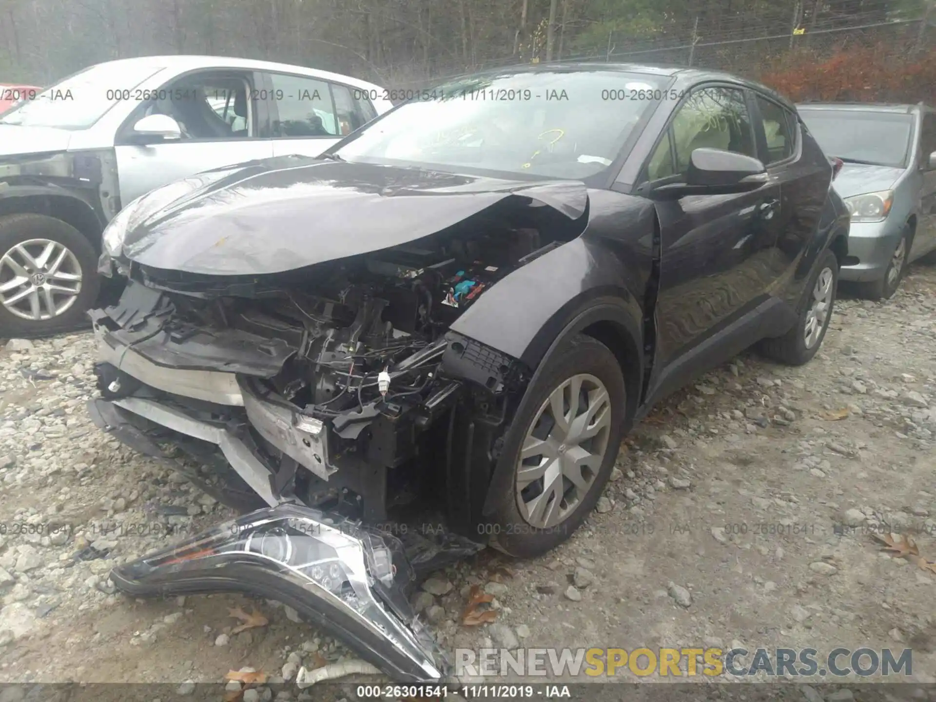 2 Photograph of a damaged car JTNKHMBX7K1017941 TOYOTA C-HR 2019