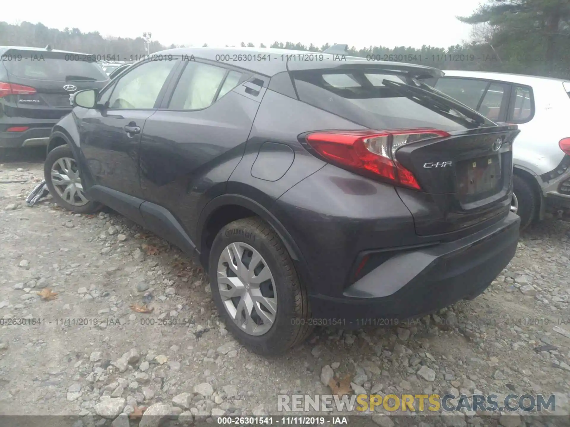 3 Photograph of a damaged car JTNKHMBX7K1017941 TOYOTA C-HR 2019