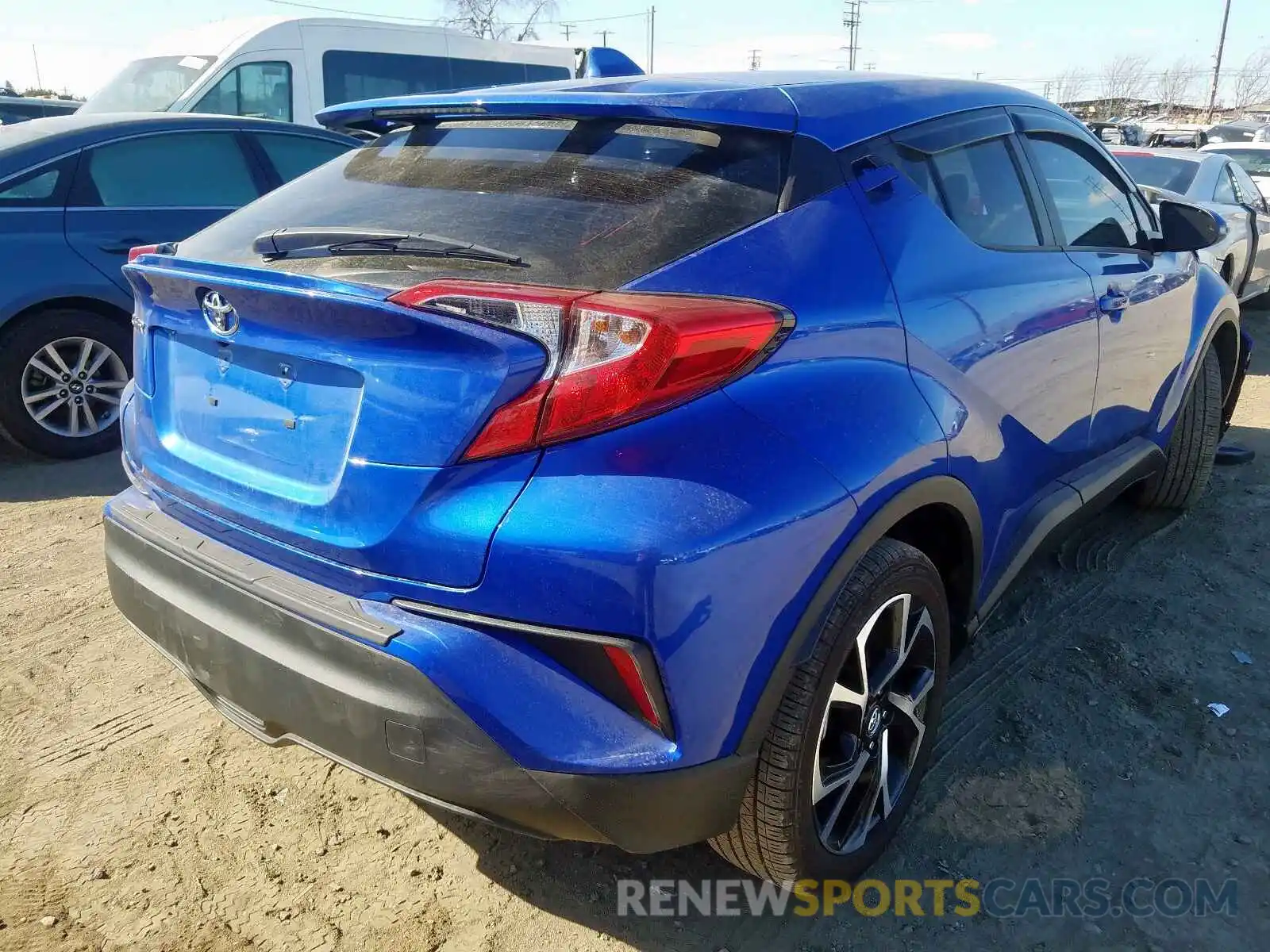 4 Photograph of a damaged car JTNKHMBX7K1018295 TOYOTA C-HR 2019