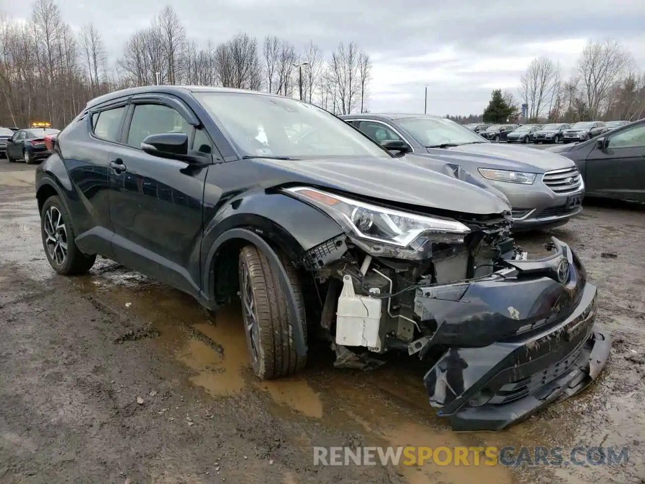 1 Photograph of a damaged car JTNKHMBX7K1018782 TOYOTA C-HR 2019