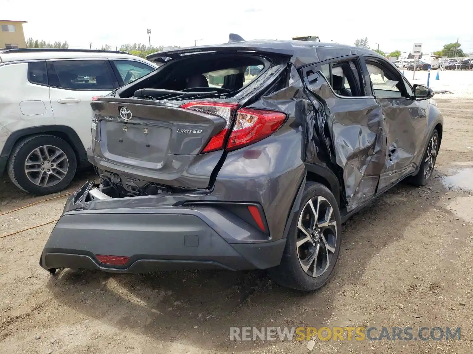 4 Photograph of a damaged car JTNKHMBX7K1018829 TOYOTA C-HR 2019