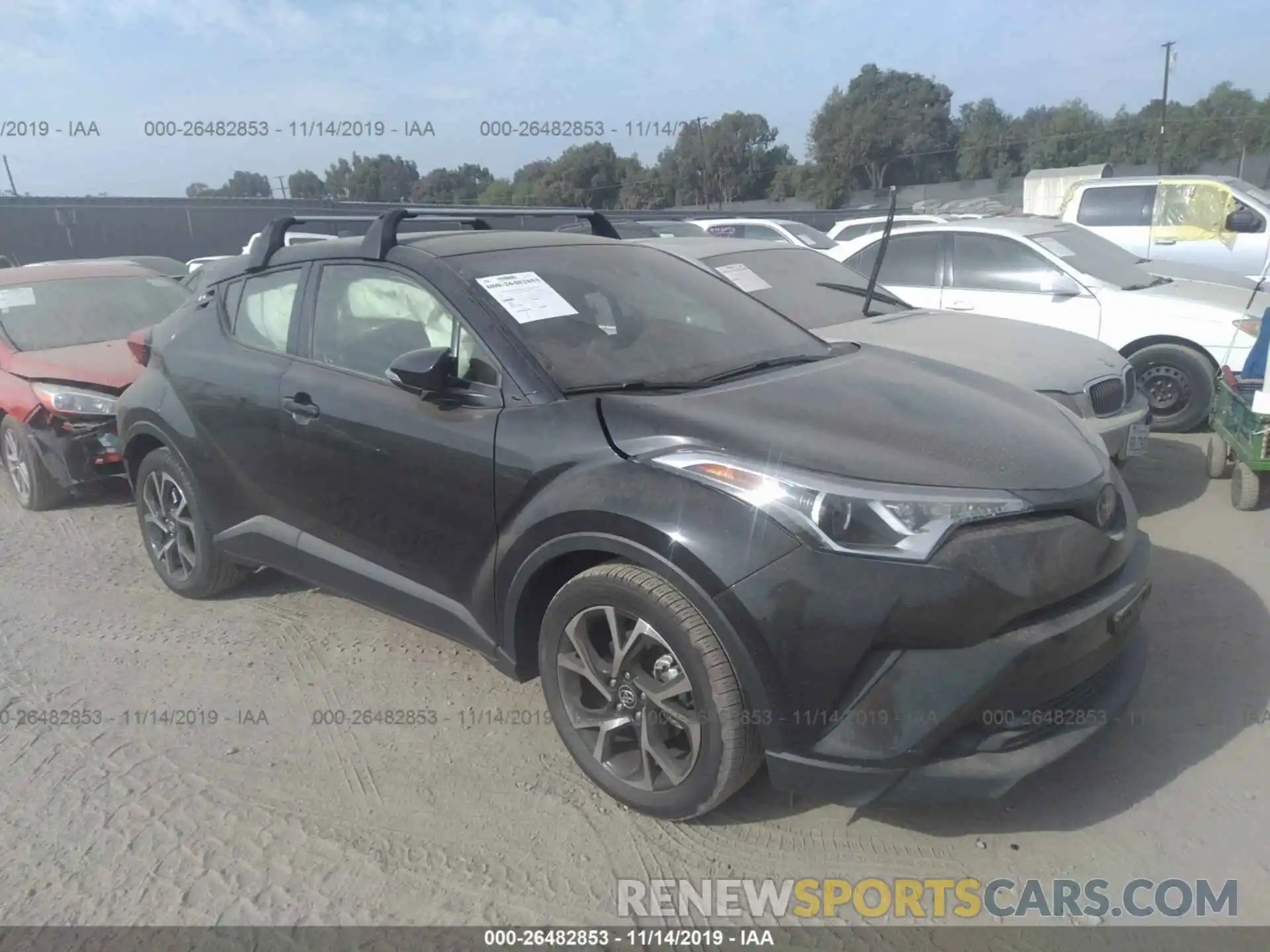 1 Photograph of a damaged car JTNKHMBX7K1018958 TOYOTA C-HR 2019