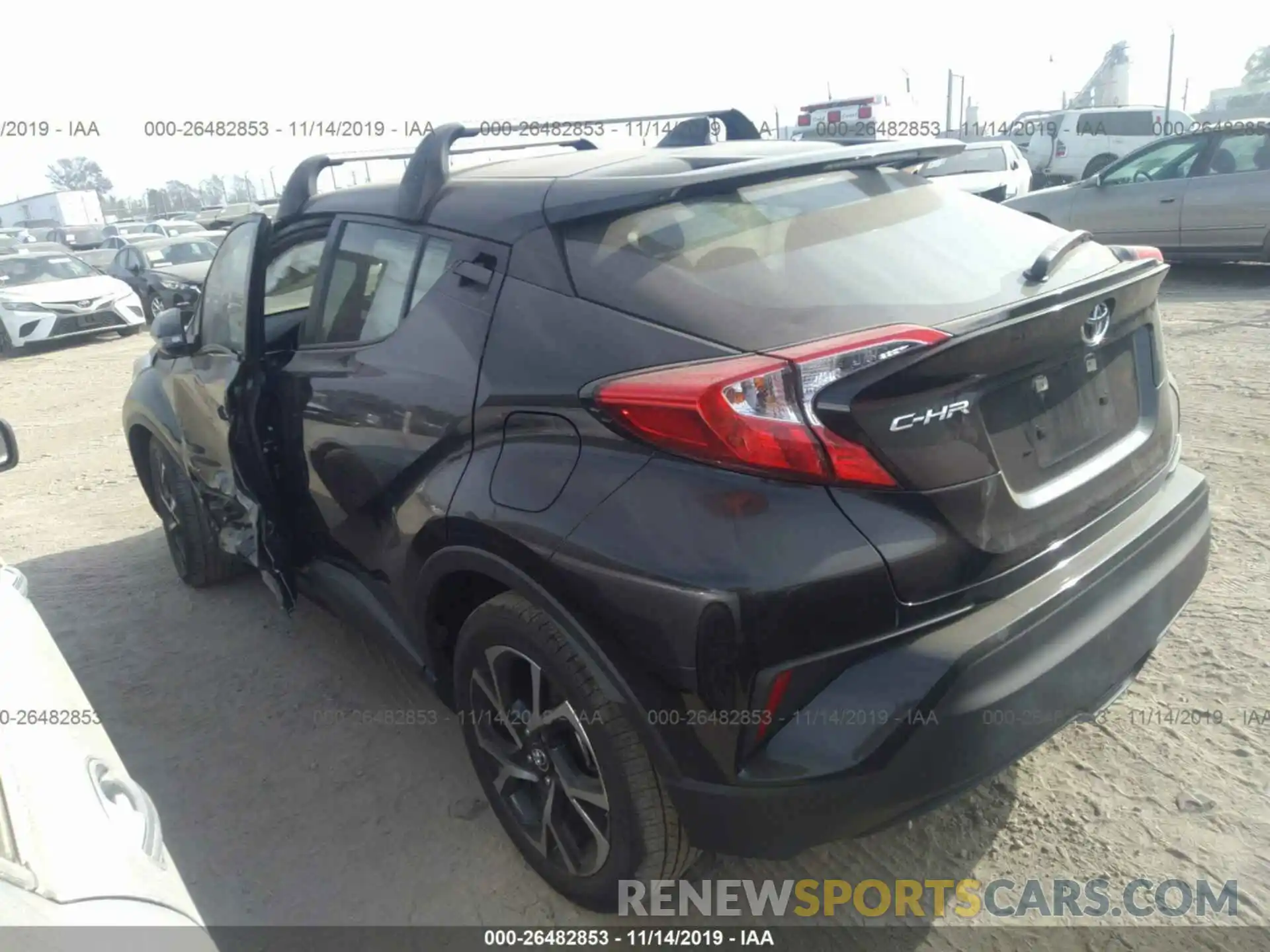 3 Photograph of a damaged car JTNKHMBX7K1018958 TOYOTA C-HR 2019