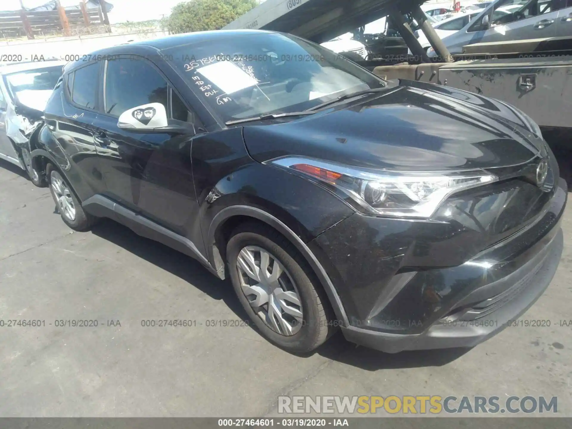 1 Photograph of a damaged car JTNKHMBX7K1019706 TOYOTA C-HR 2019