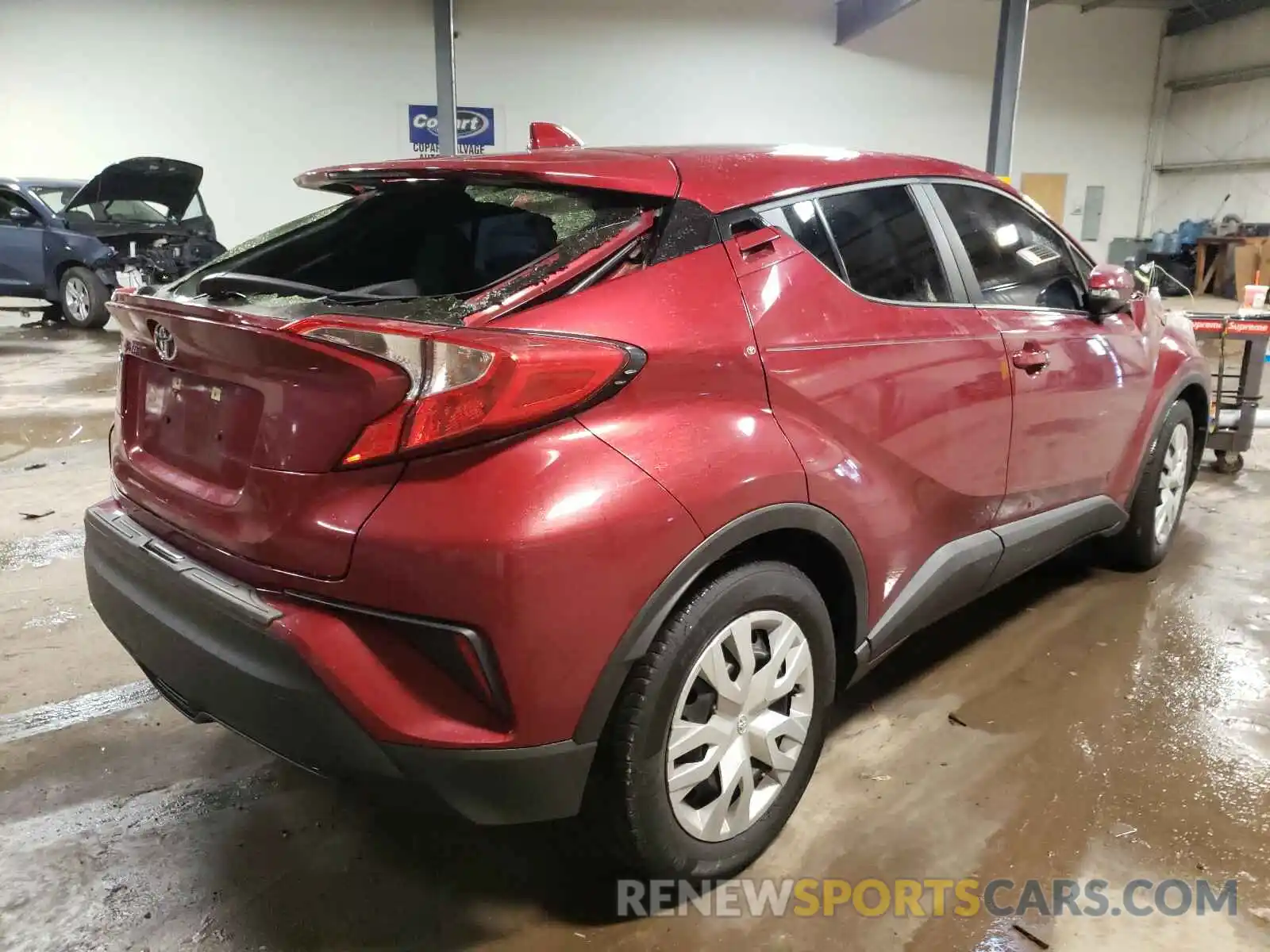 4 Photograph of a damaged car JTNKHMBX7K1020080 TOYOTA C-HR 2019