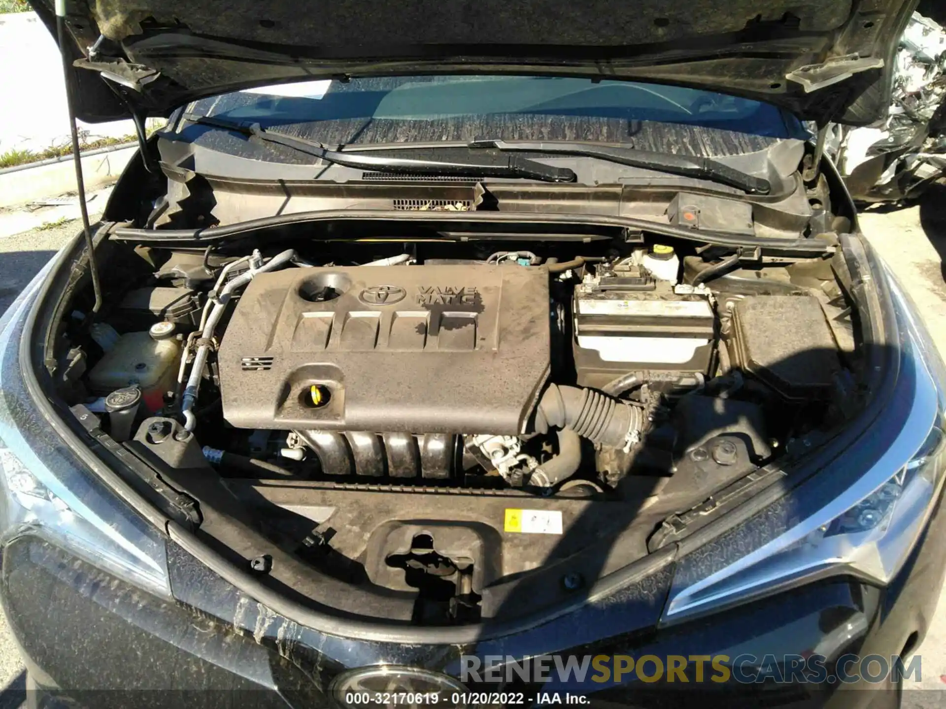 10 Photograph of a damaged car JTNKHMBX7K1022721 TOYOTA C-HR 2019