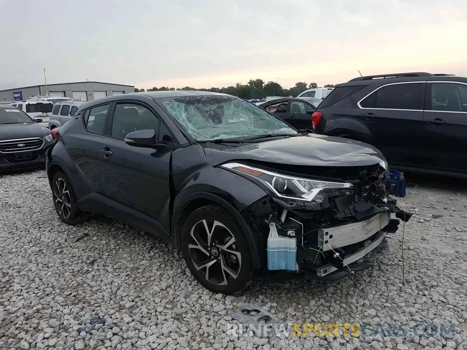 1 Photograph of a damaged car JTNKHMBX7K1023285 TOYOTA C-HR 2019