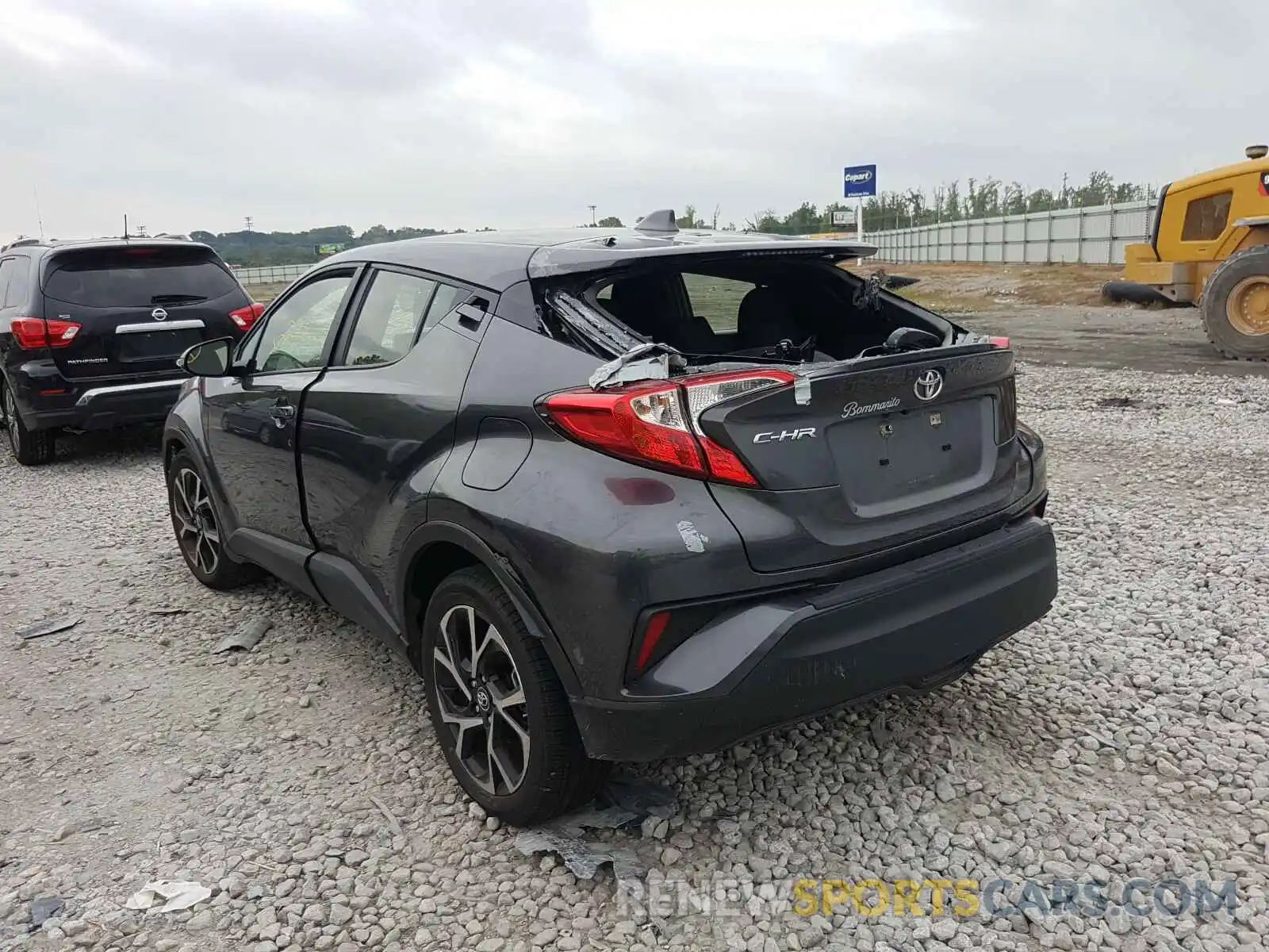 3 Photograph of a damaged car JTNKHMBX7K1023285 TOYOTA C-HR 2019