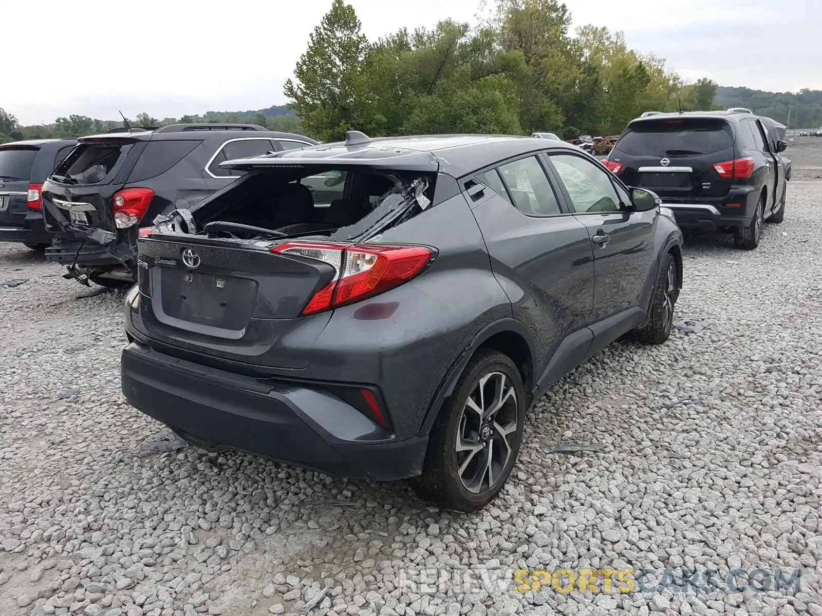 4 Photograph of a damaged car JTNKHMBX7K1023285 TOYOTA C-HR 2019