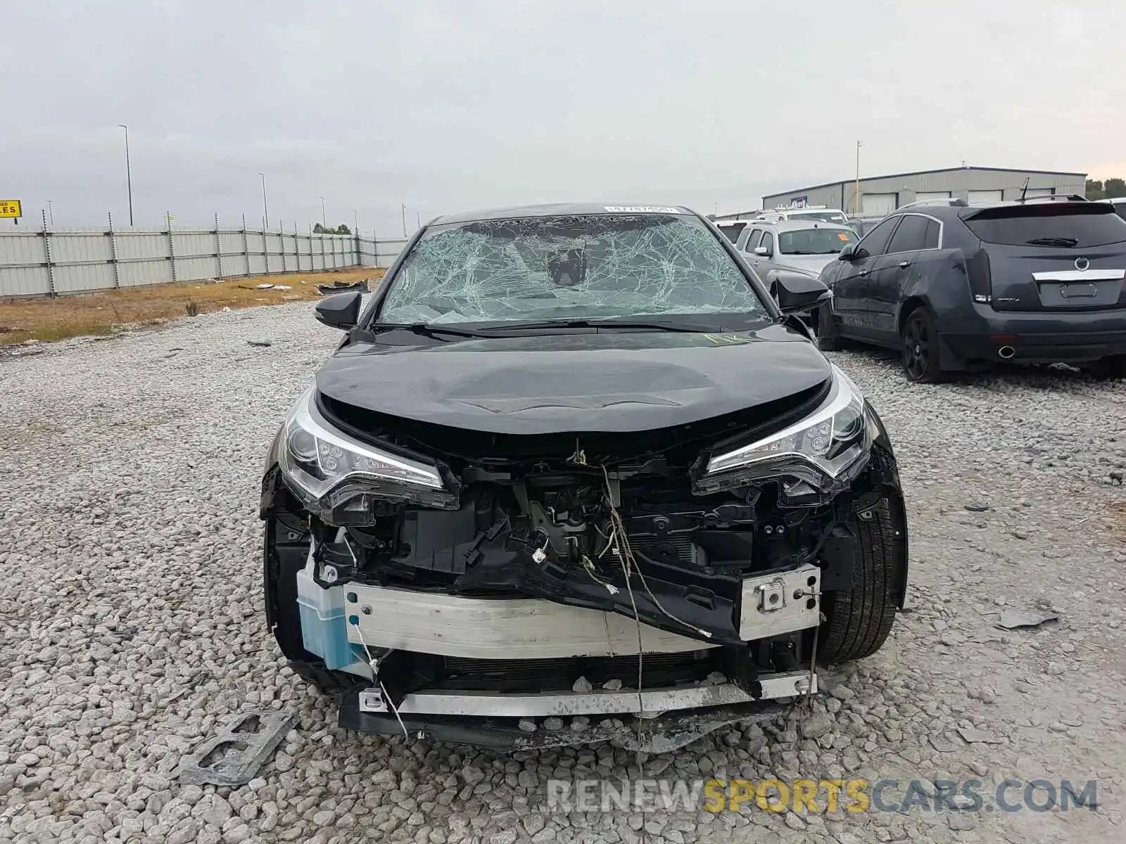 9 Photograph of a damaged car JTNKHMBX7K1023285 TOYOTA C-HR 2019