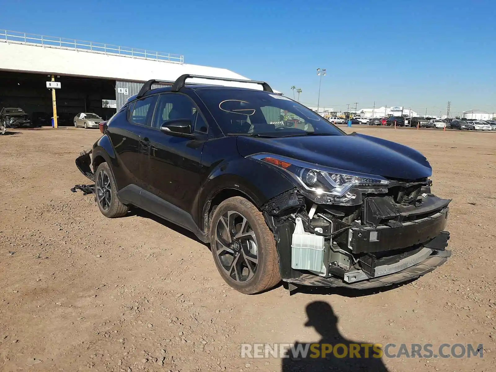 1 Photograph of a damaged car JTNKHMBX7K1023772 TOYOTA C-HR 2019