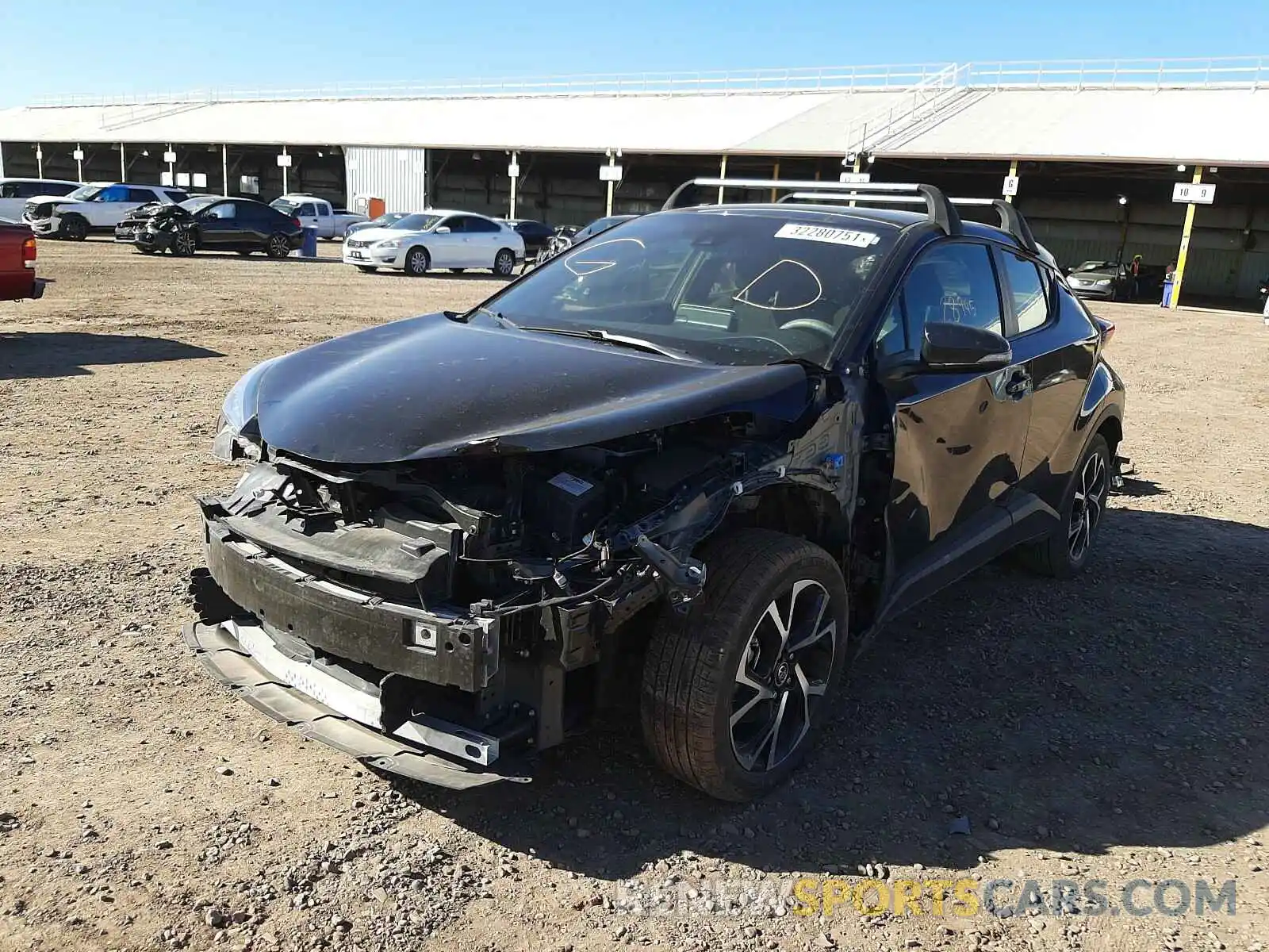 2 Photograph of a damaged car JTNKHMBX7K1023772 TOYOTA C-HR 2019