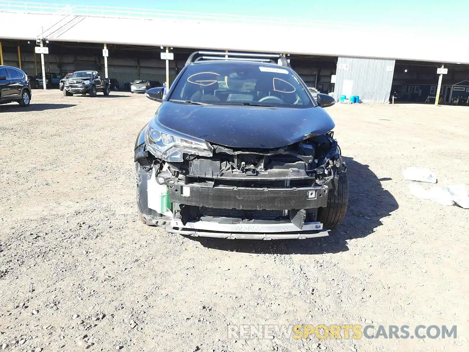 9 Photograph of a damaged car JTNKHMBX7K1023772 TOYOTA C-HR 2019